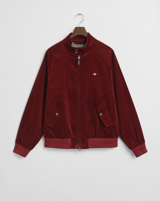 Harrington Jacke aus Cord