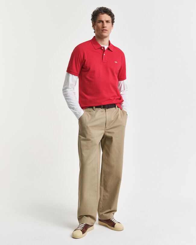 Regular Fit Shield Piqu&eacute; Poloshirt