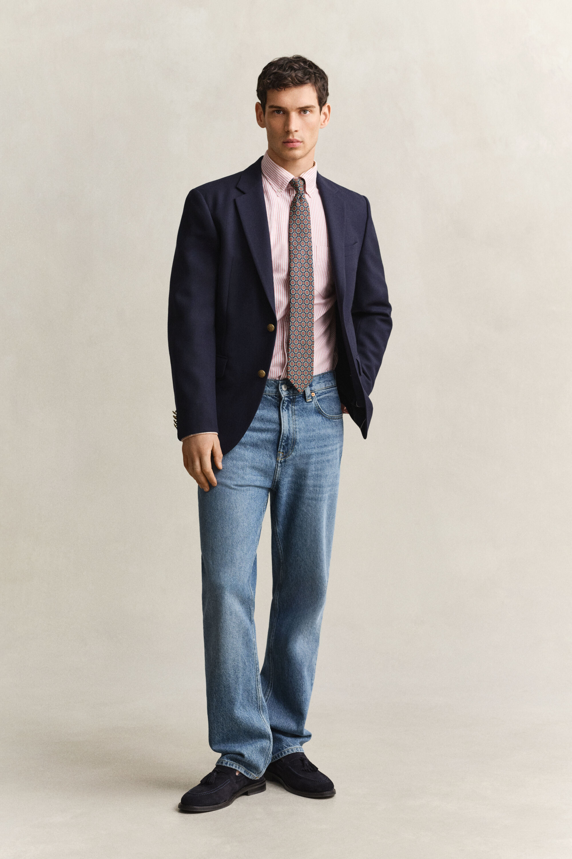 Banker Stripe Classic Oxford-Hemd