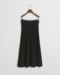 Gerippter Strickrock in Kontrastfarben