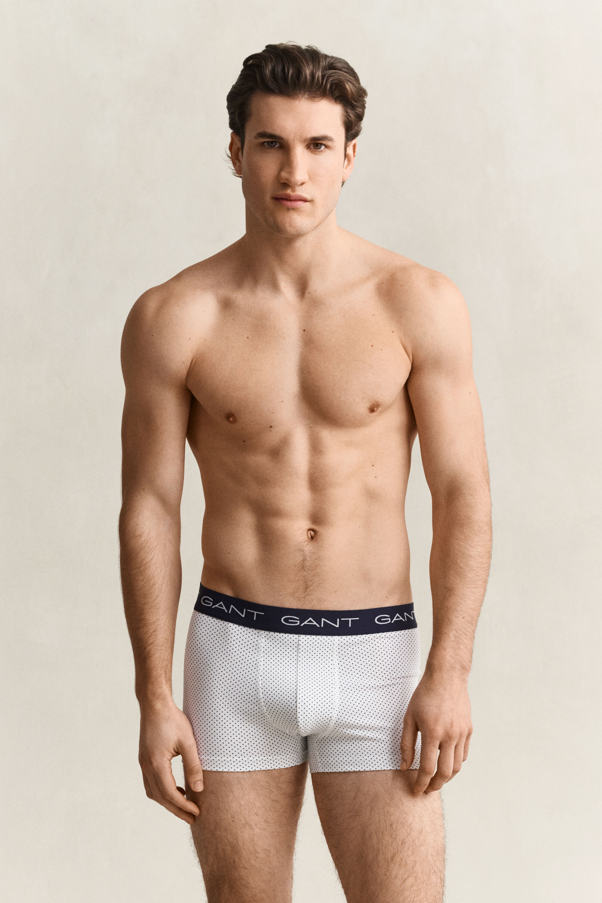 3er-Pack Boxershorts mit Punktmuster
