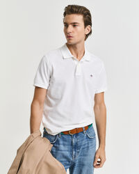 Slim Fit Archive Shield Piqu&eacute; Poloshirt
