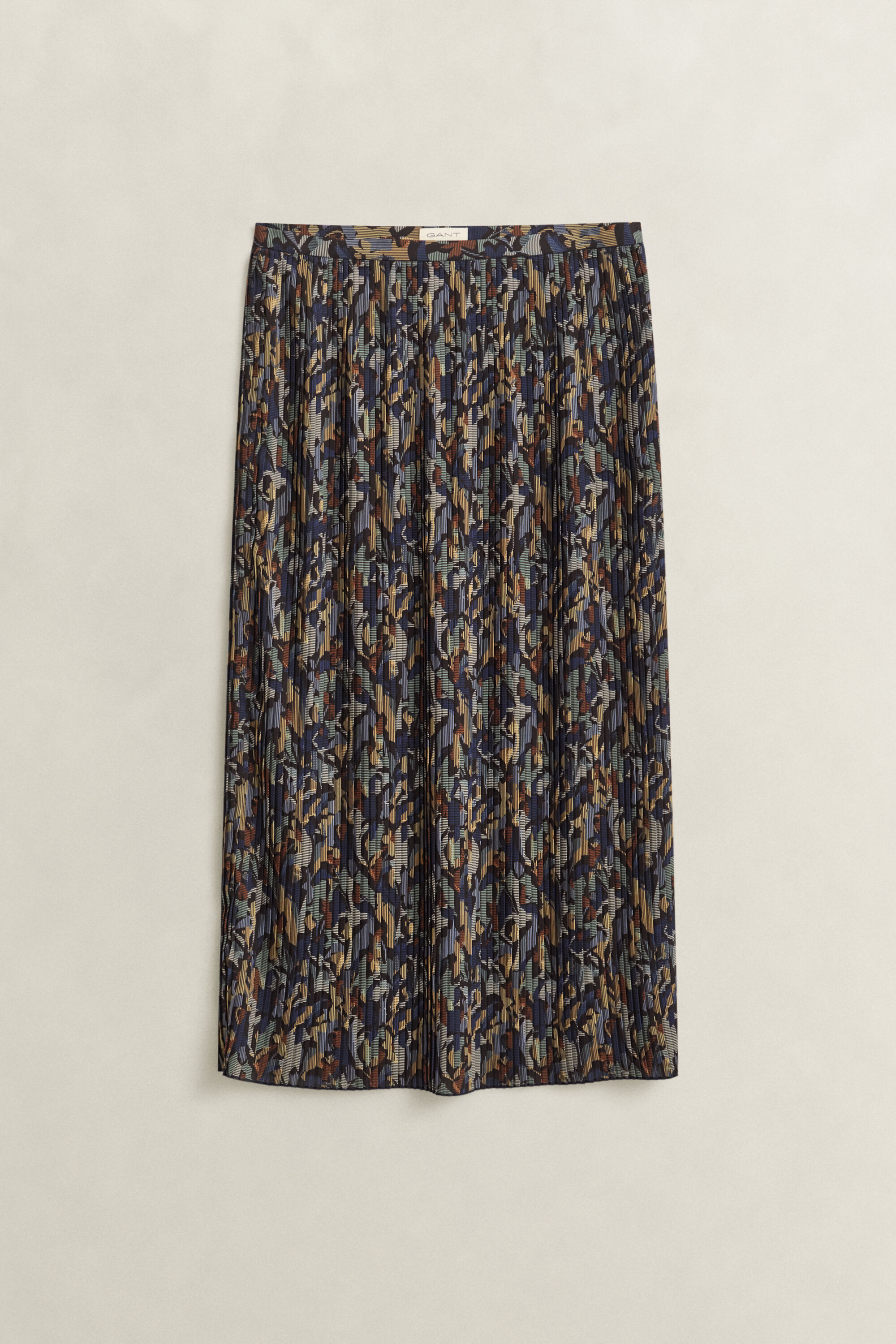 Plissierter Rock mit Print