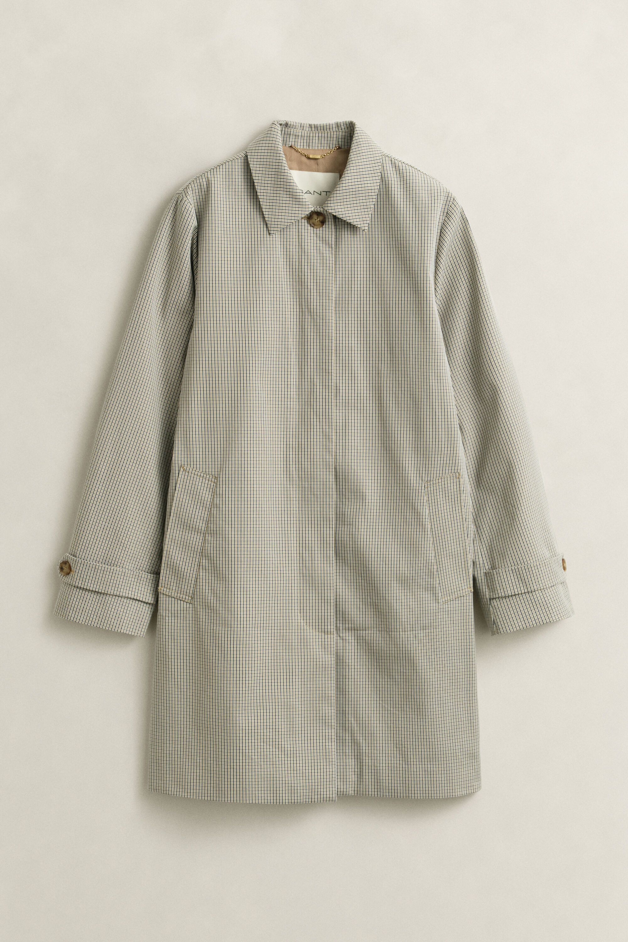 Karierter Kurzmantel