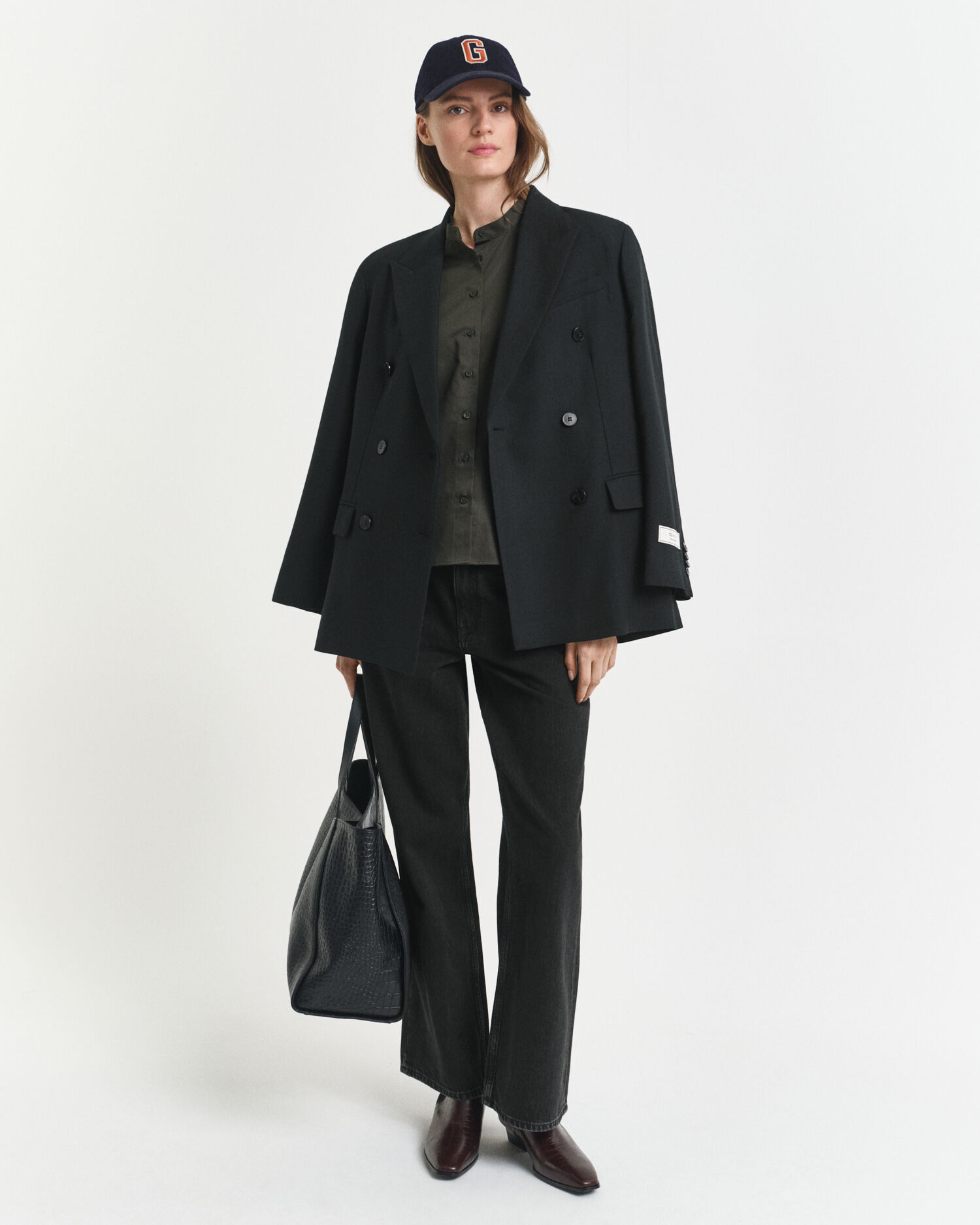 Bluse aus Baumwollsatin