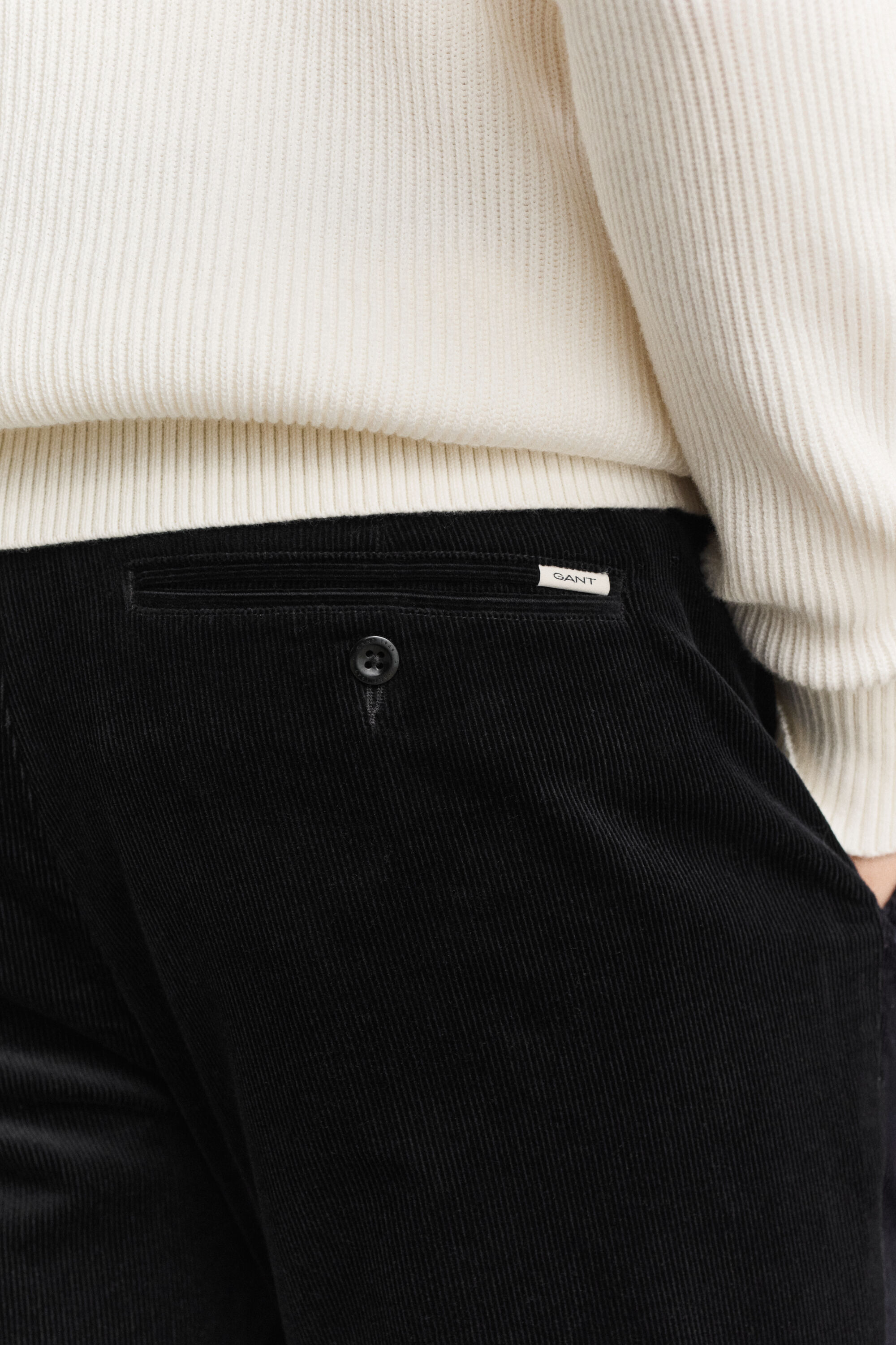 Regular Fit Cord Chinohose