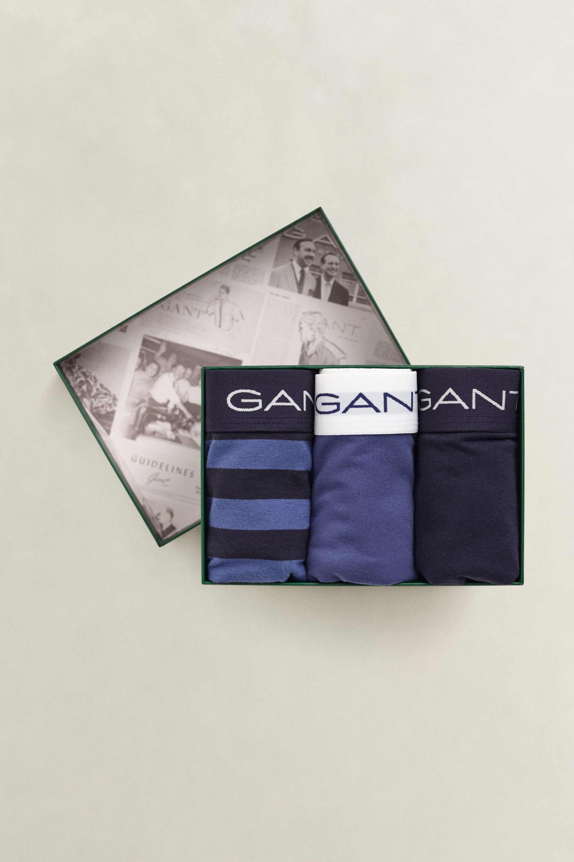 3er-Pack Boxershorts mit Streifen in Geschenkbox