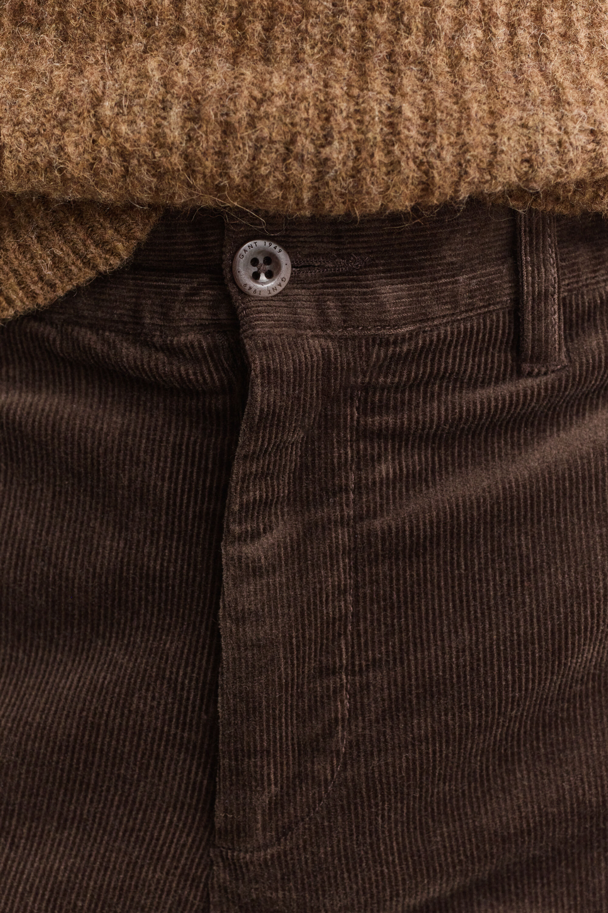 Regular Fit Cord Chinohose