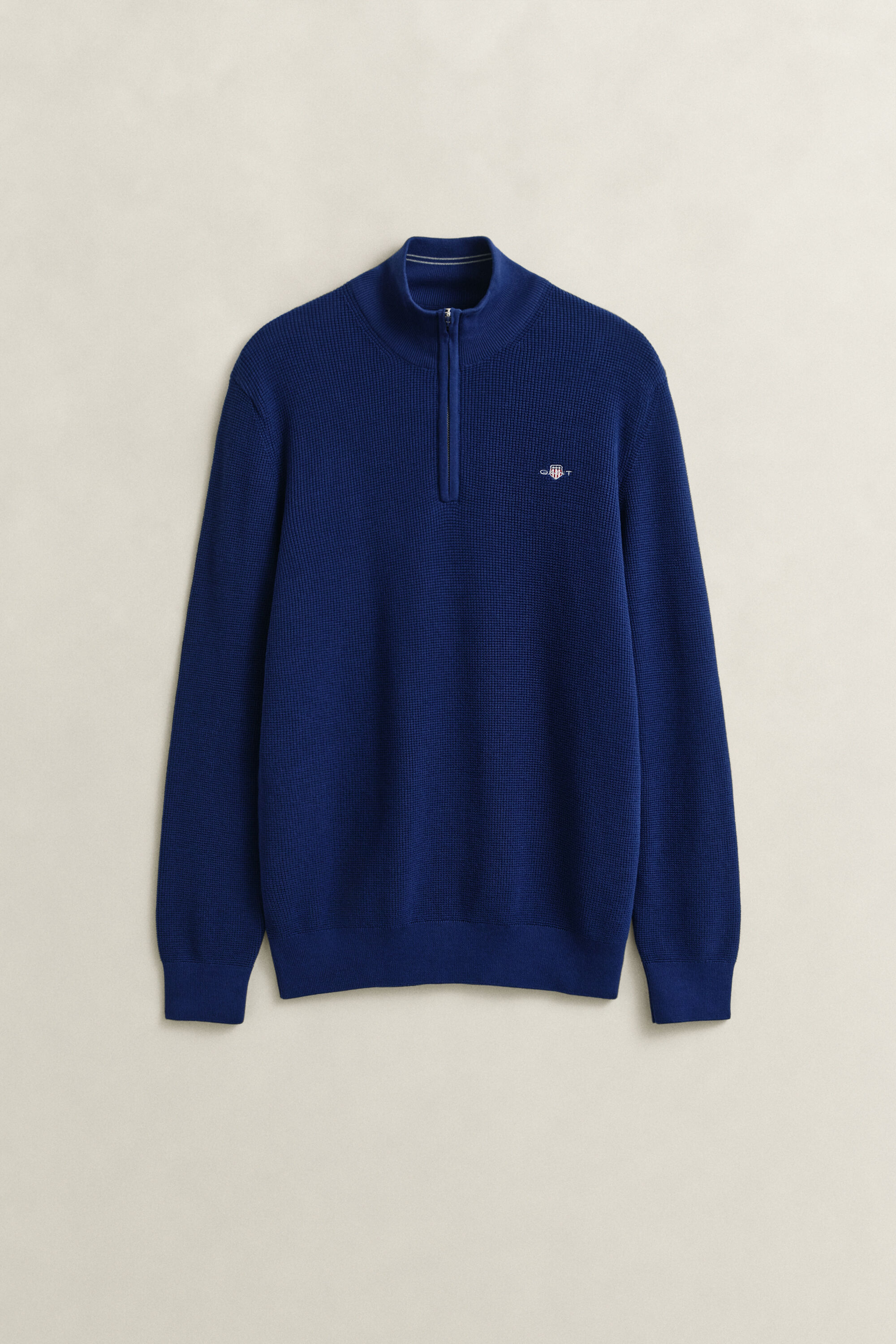 Troyer aus strukturierter Baumwolle