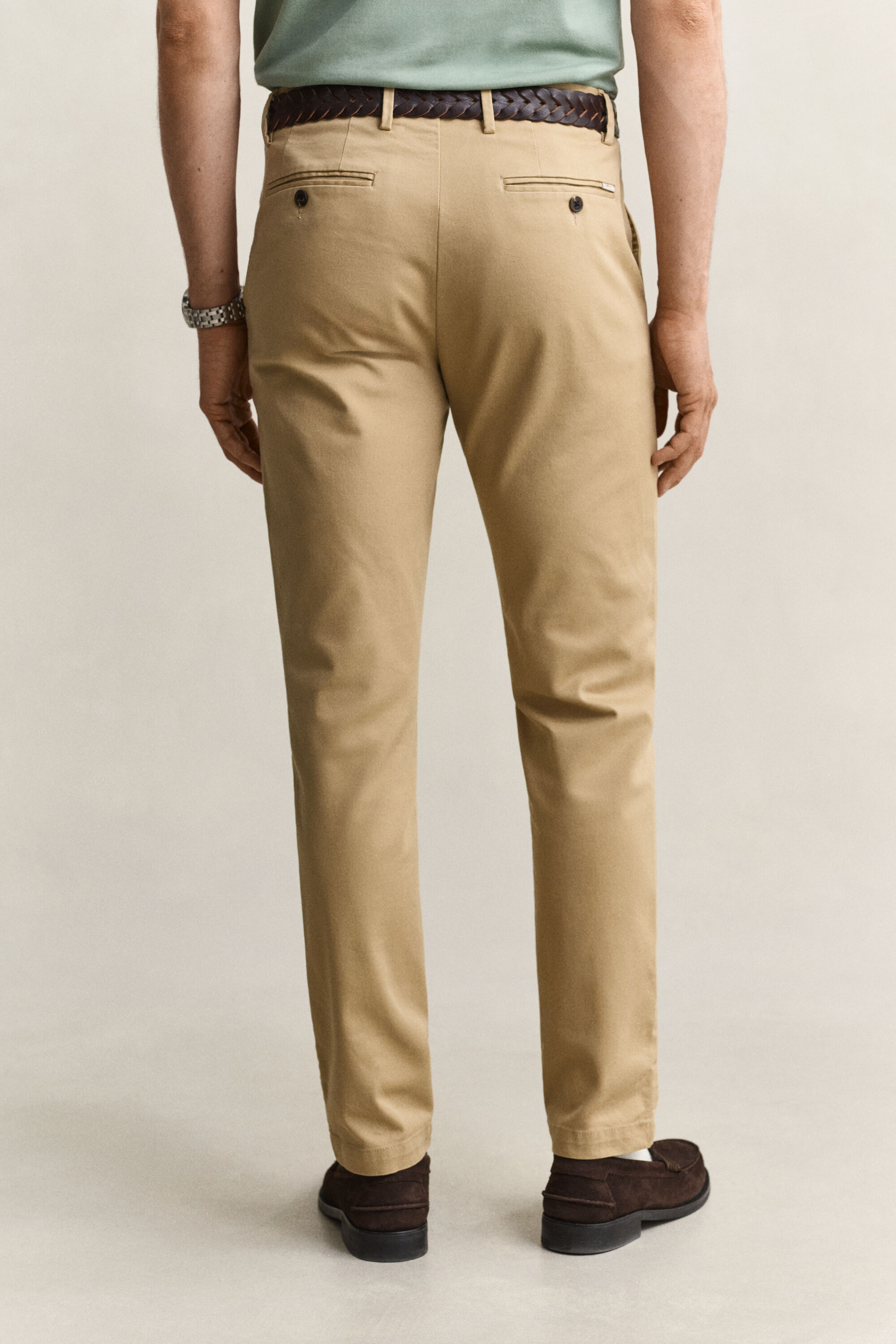 Elegante Slim Fit Chinohose
