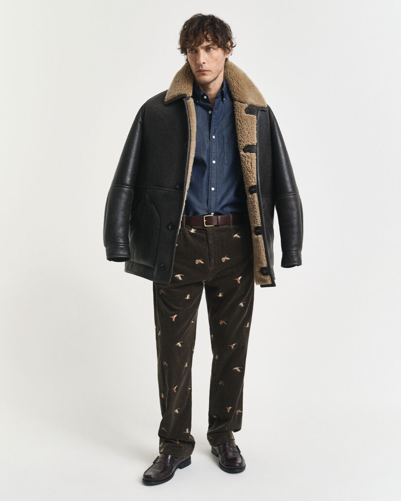 Regular Fit Indigo Hemd