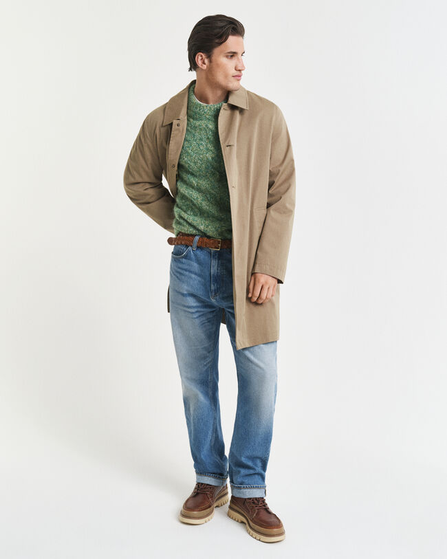 Zopfstrick Rundhalspullover