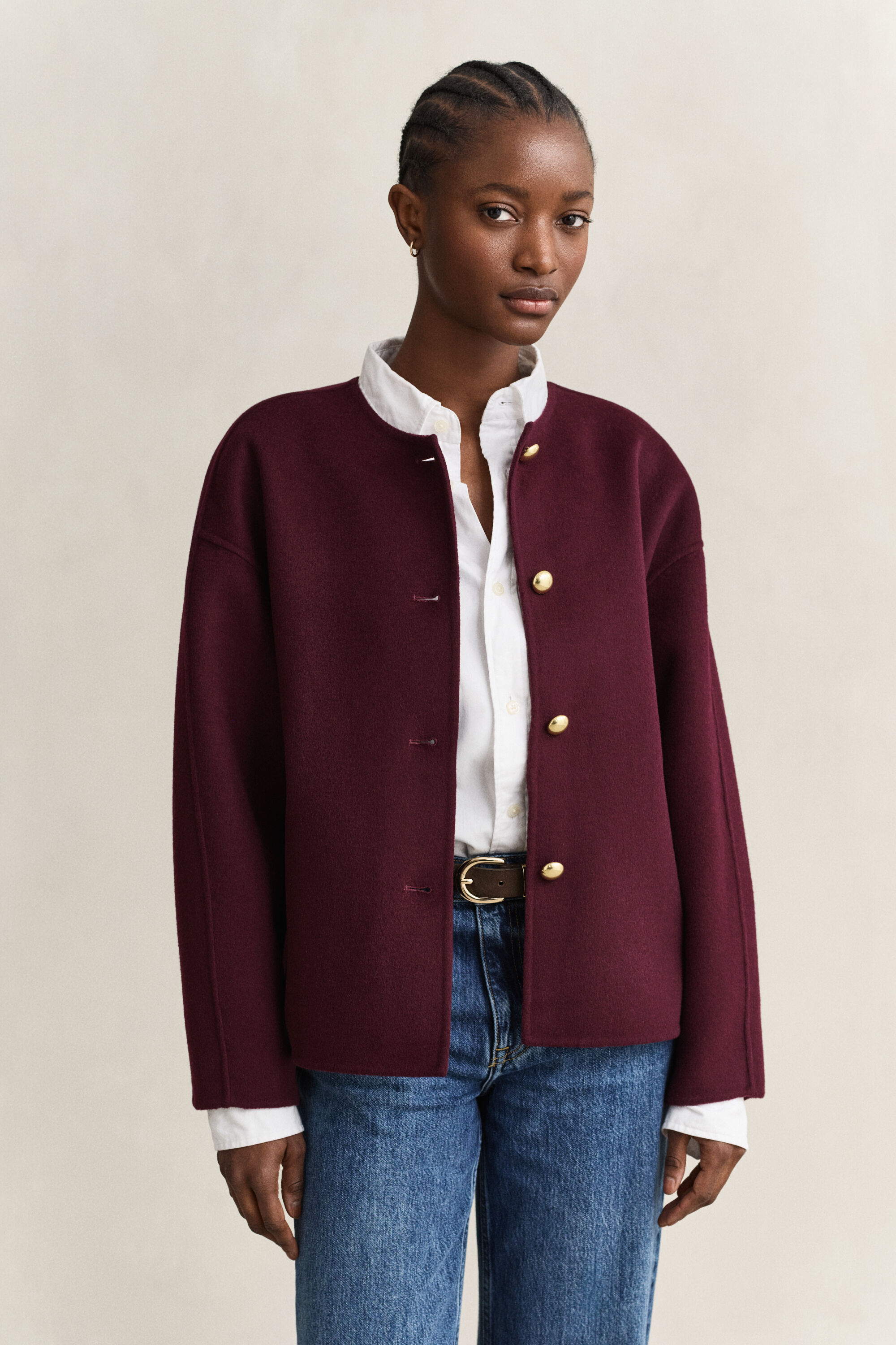 Handgenähte Jacke