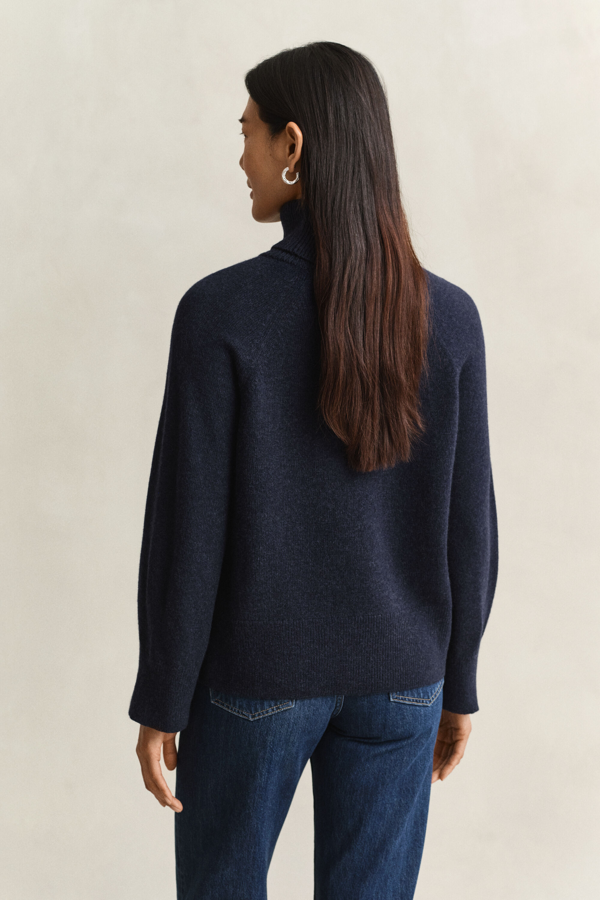 Rollkragenpullover aus Wolle und Kaschmir