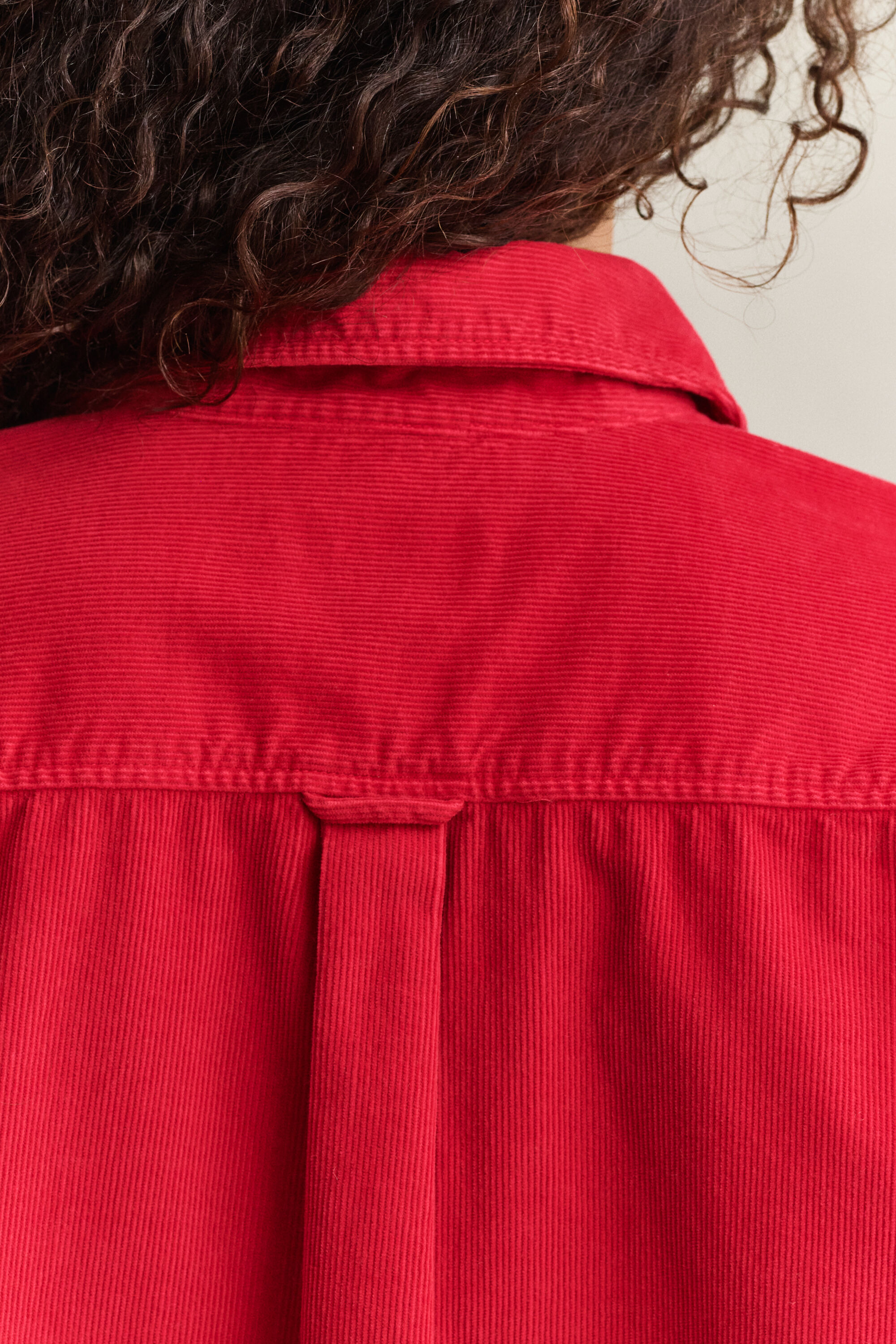 Relaxed Fit Cordbluse
