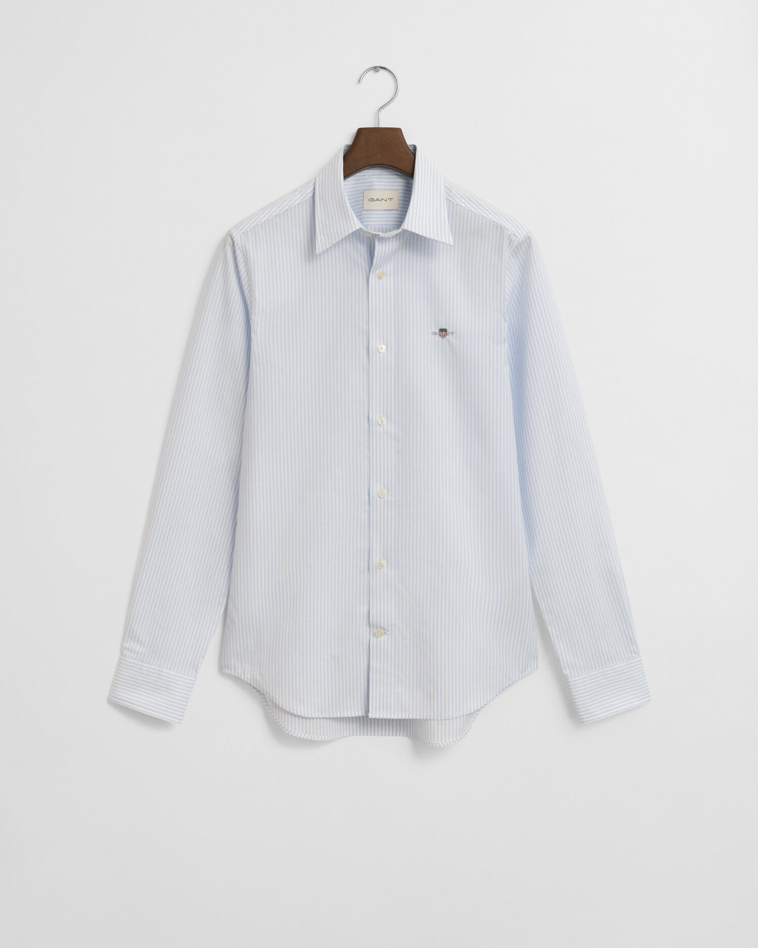 Slim Fit Stretch Popeline Hemd mit Streifen