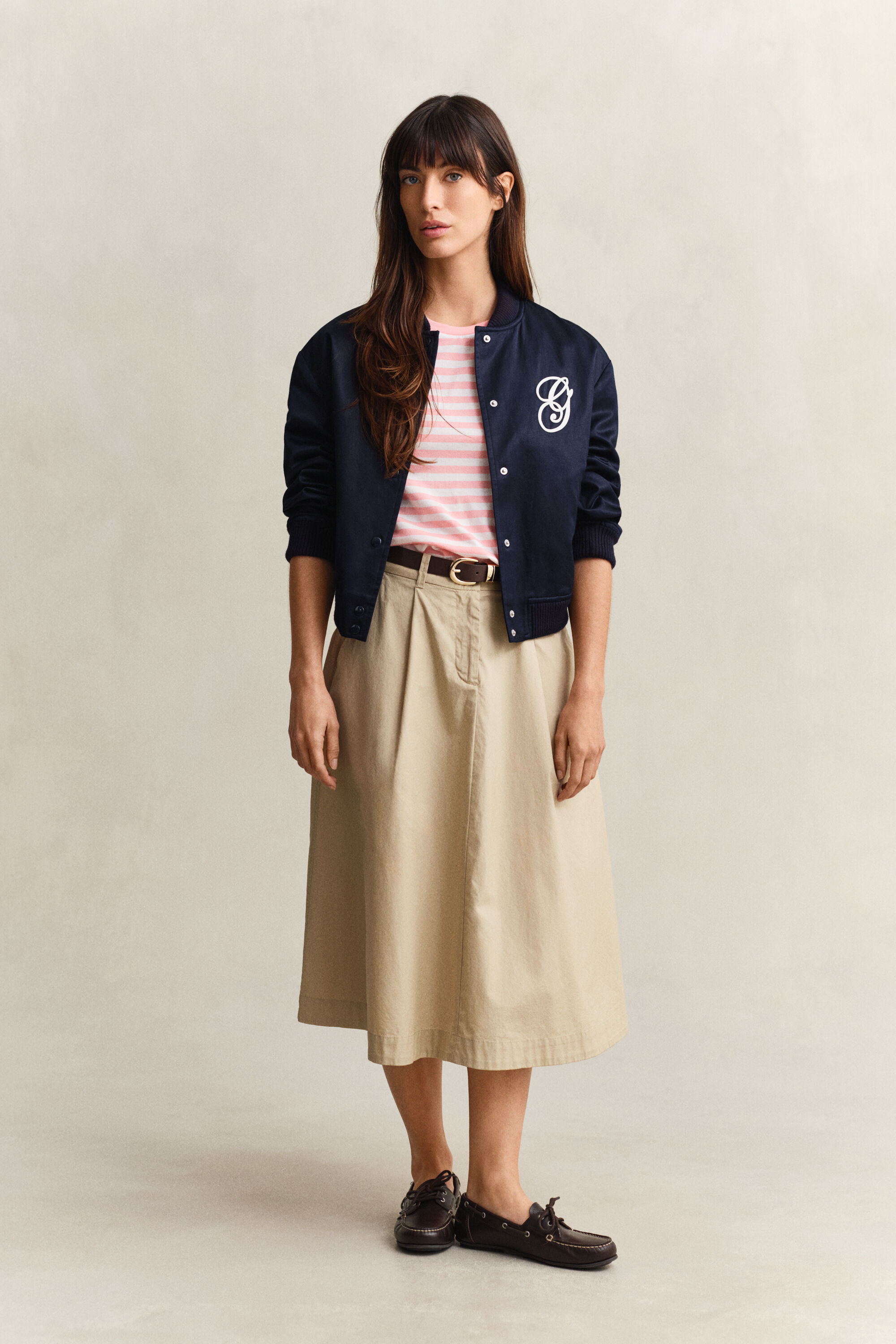 Shield T-Shirt mit Streifen