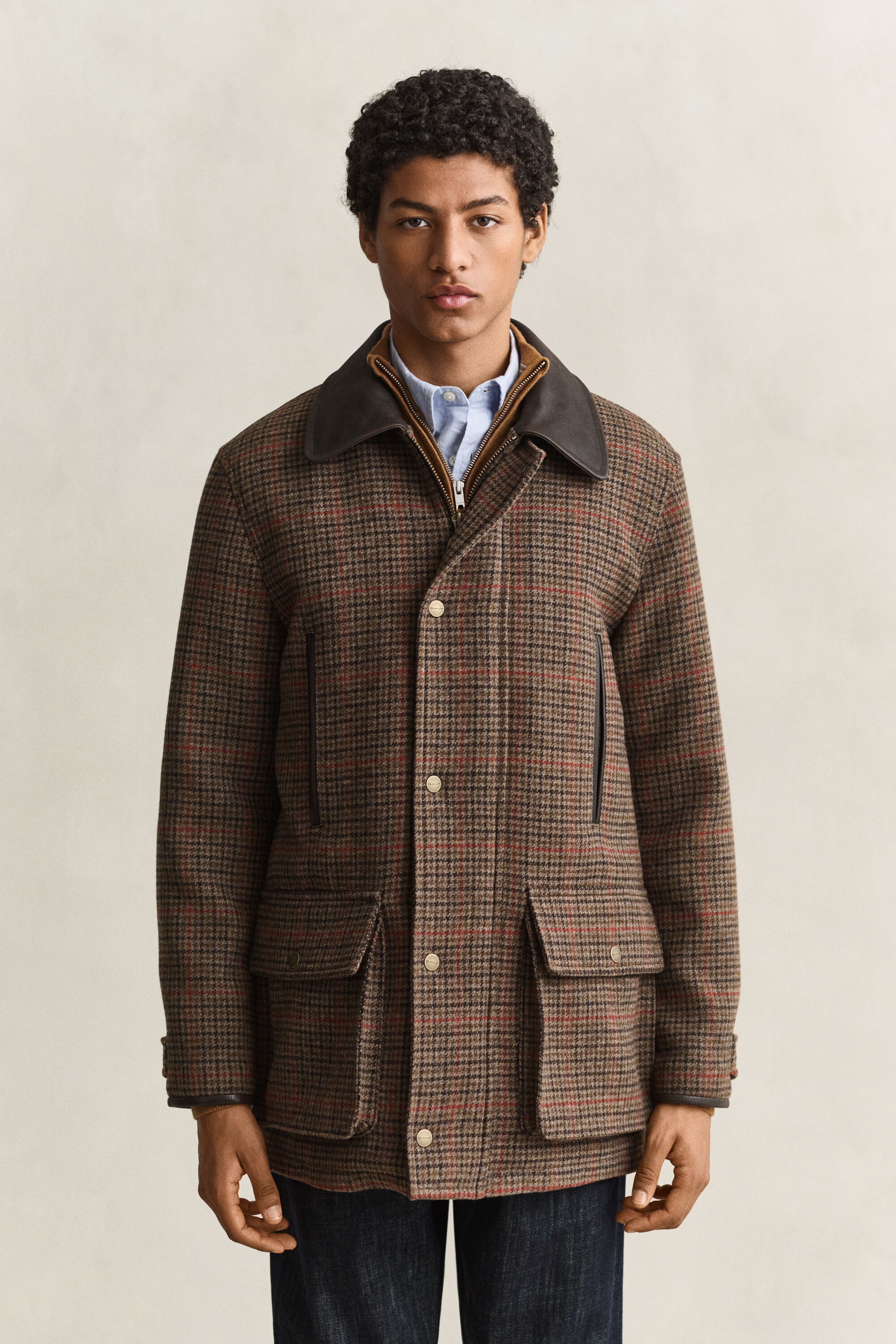 Decker Jacket aus englischem Tweed