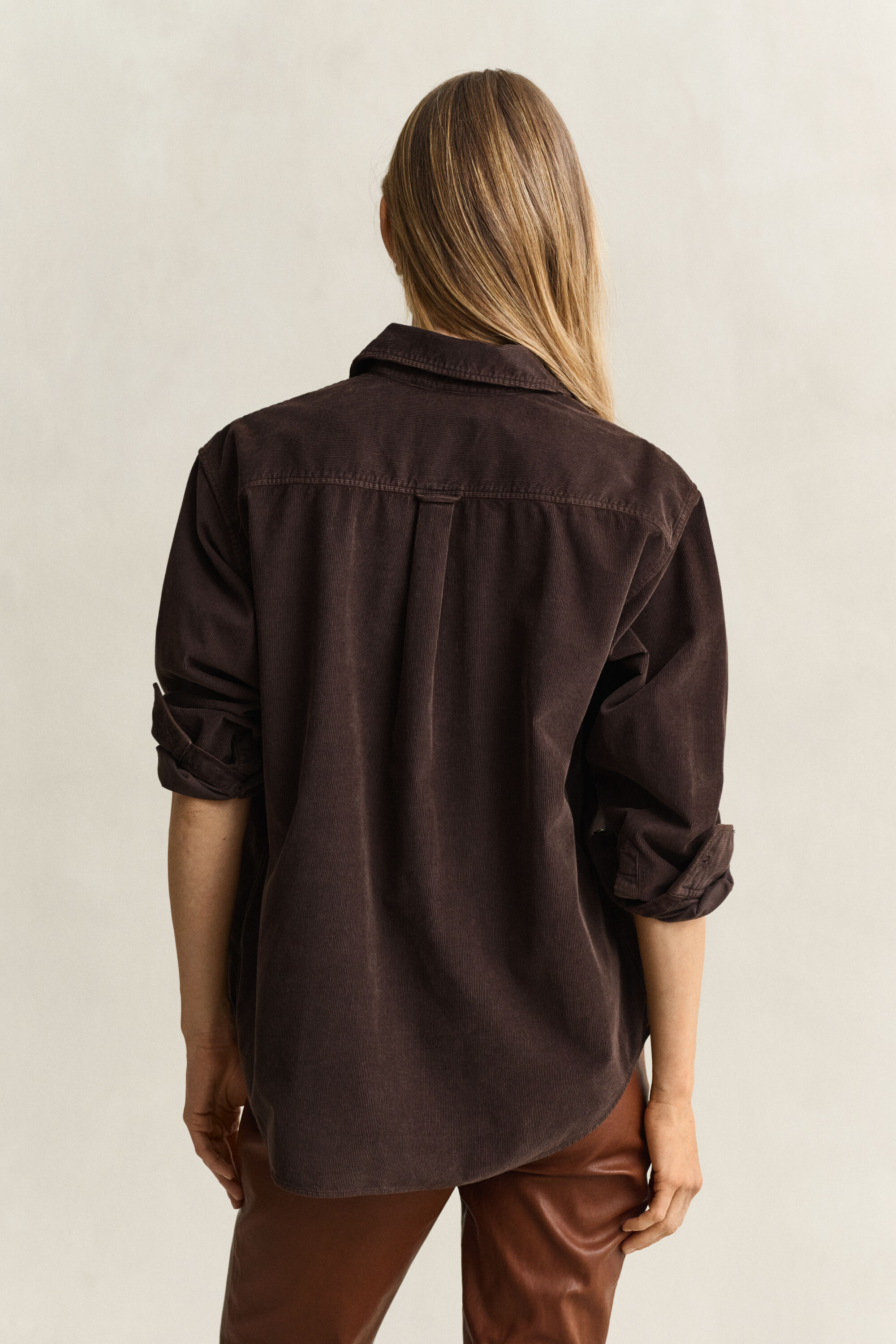 Relaxed Fit Cordbluse