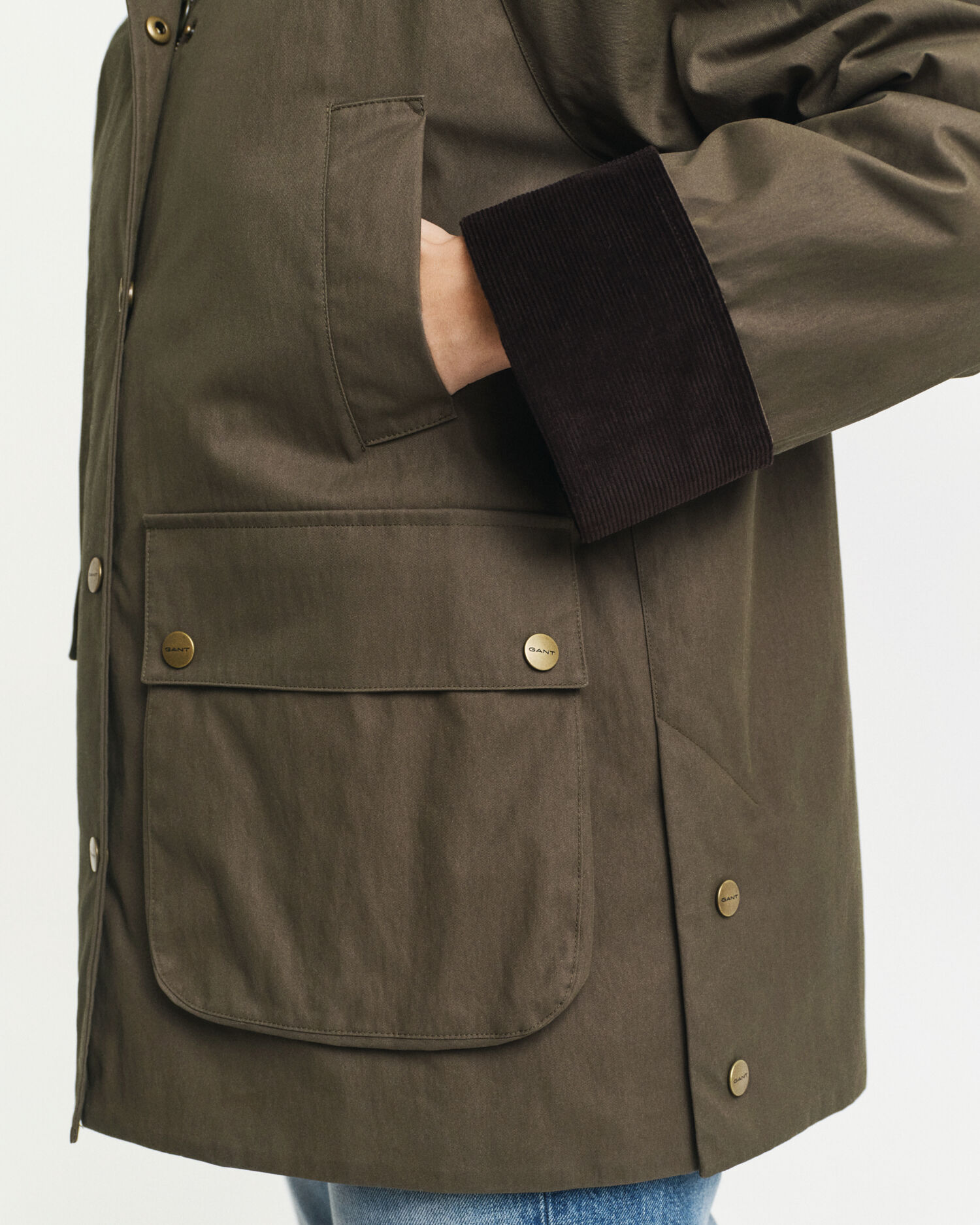 Waxed Cotton Barn Jacke