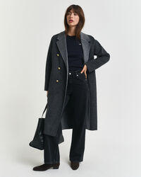 Zopfstrick-Pullover aus Stretch-Baumwolle