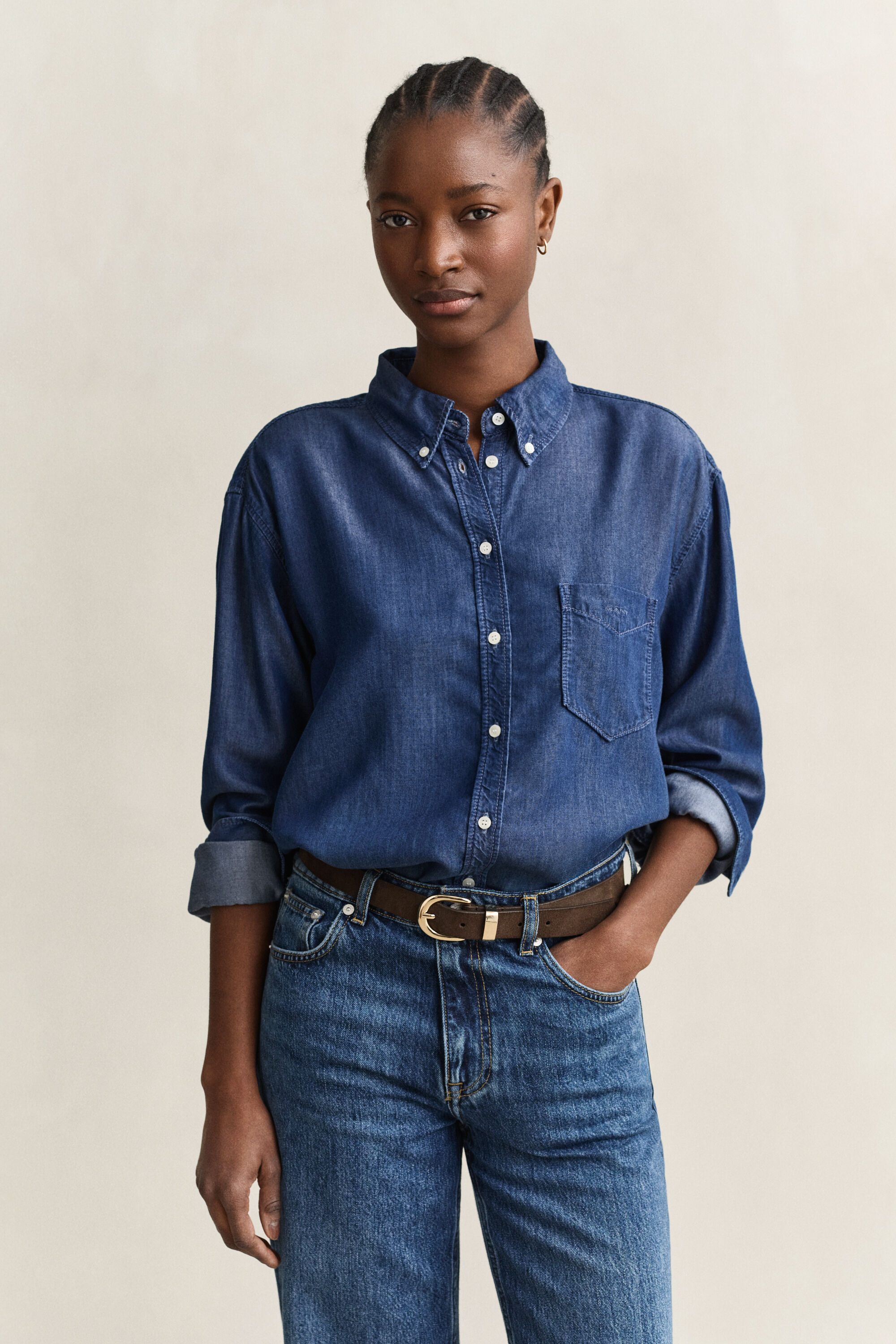 Indigo Bluse