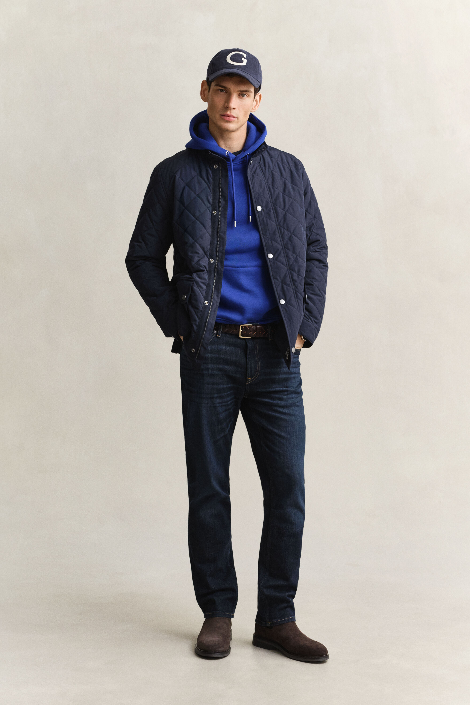 Mittellange Steppjacke