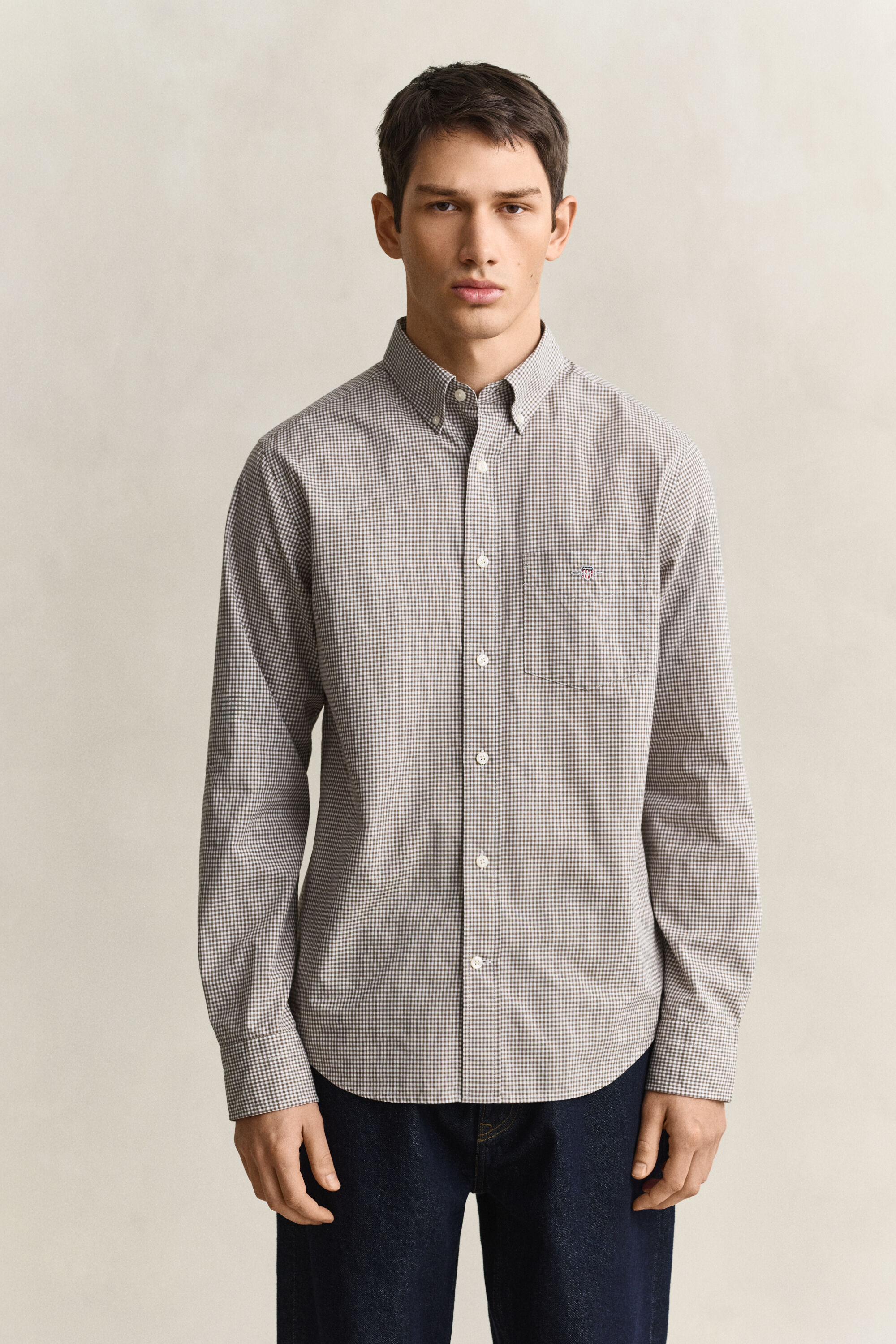 Gingham Classic Popeline Hemd