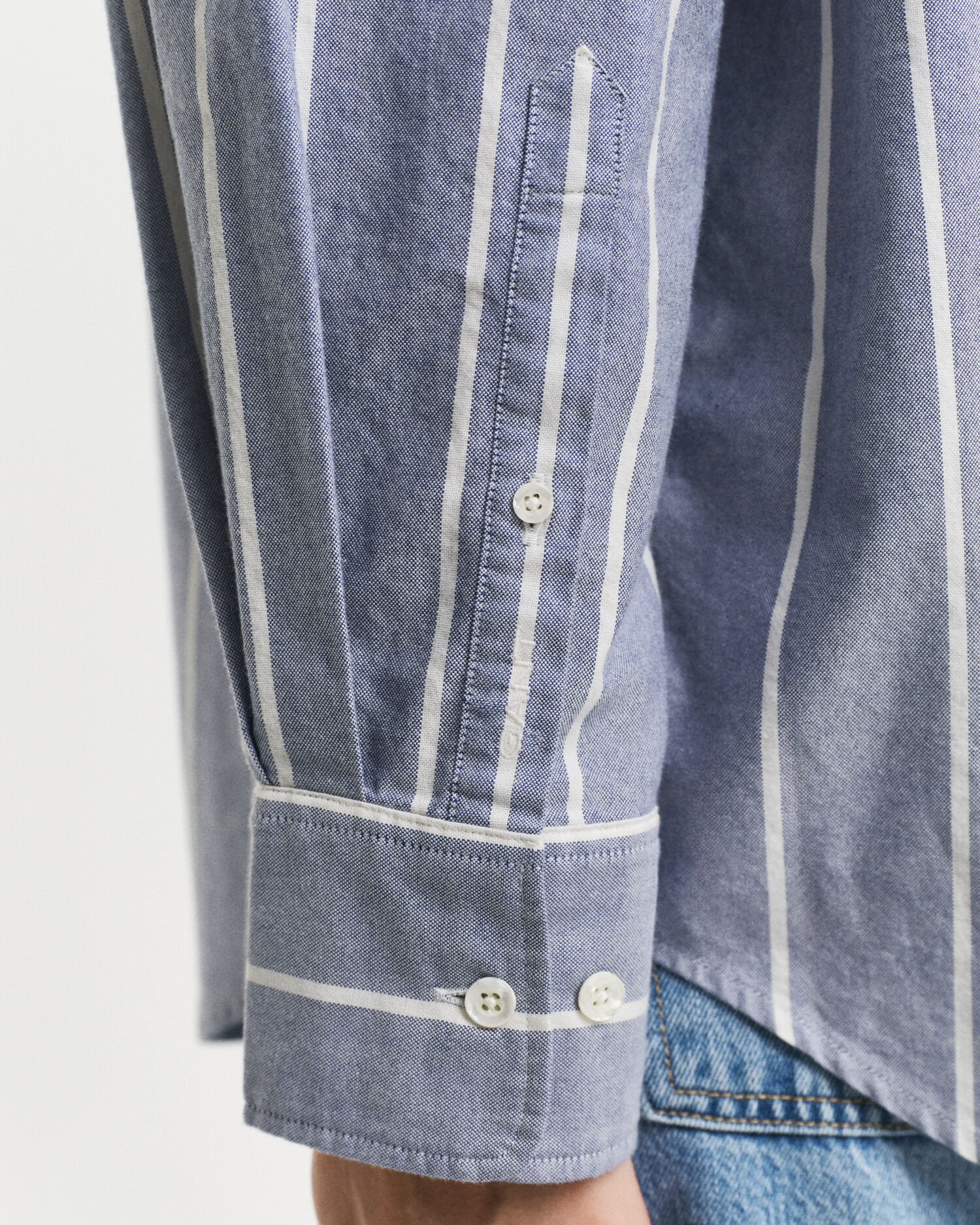 Oversized Fit Classic Oxford-Bluse