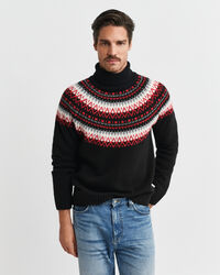 Fair Isle Rollkragenpullover
