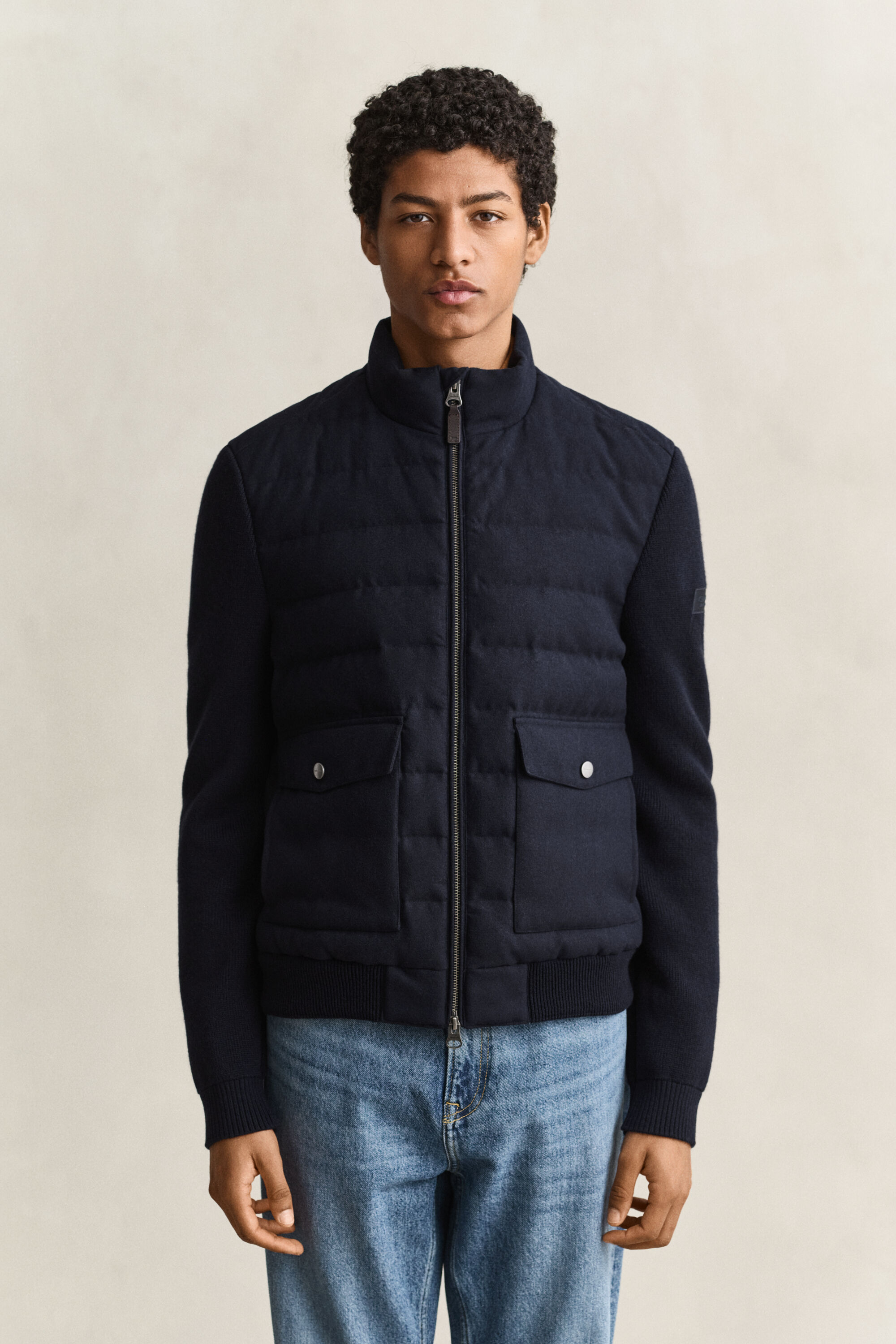 Hybride isolierte Flanelljacke