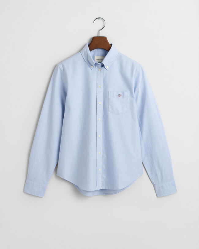 Regular Fit Classic Oxford-Bluse