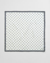 Seidenschal mit P&uuml;nktchen-Print