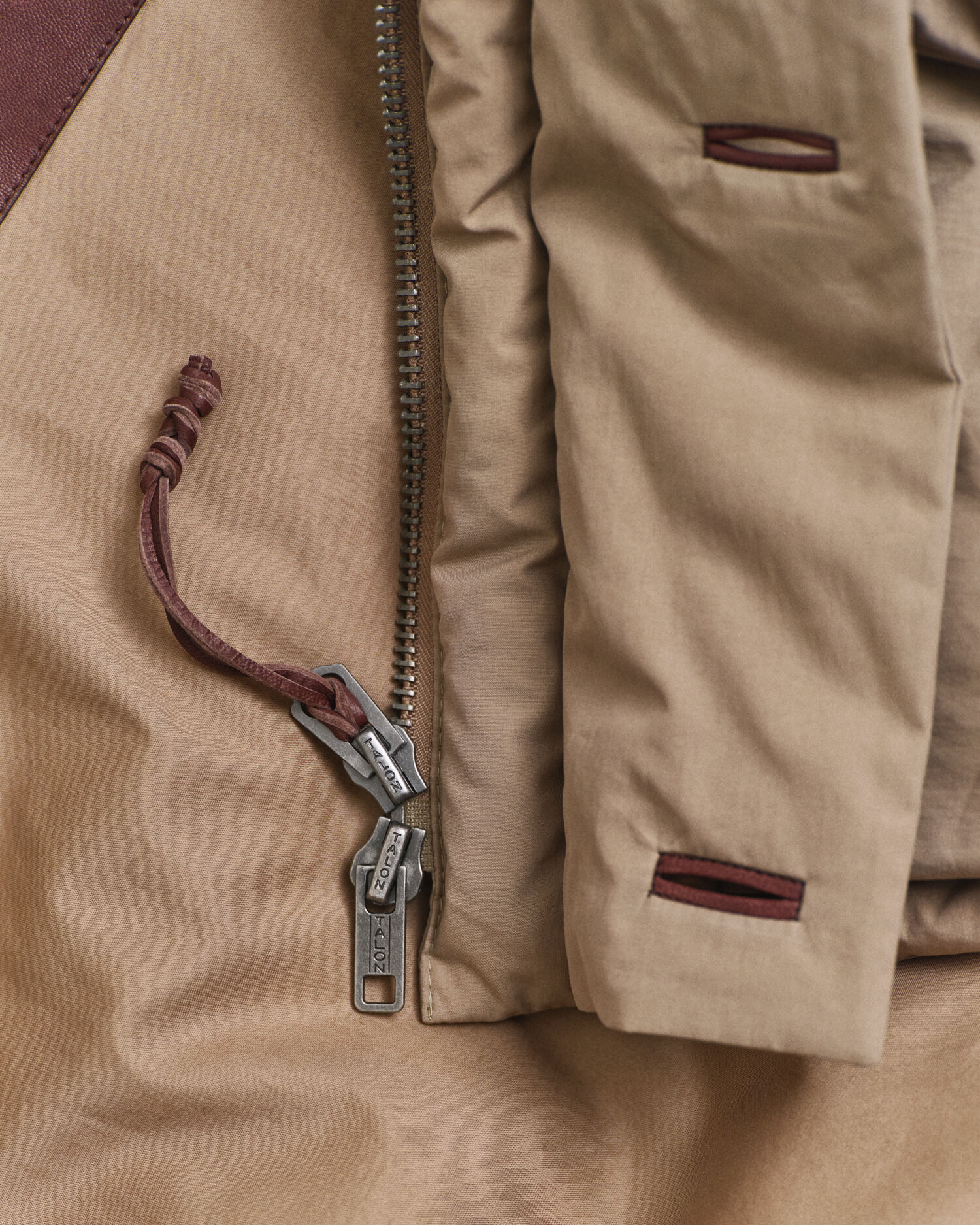 Baumwoll Parka mit Gänsedaunenfüllung