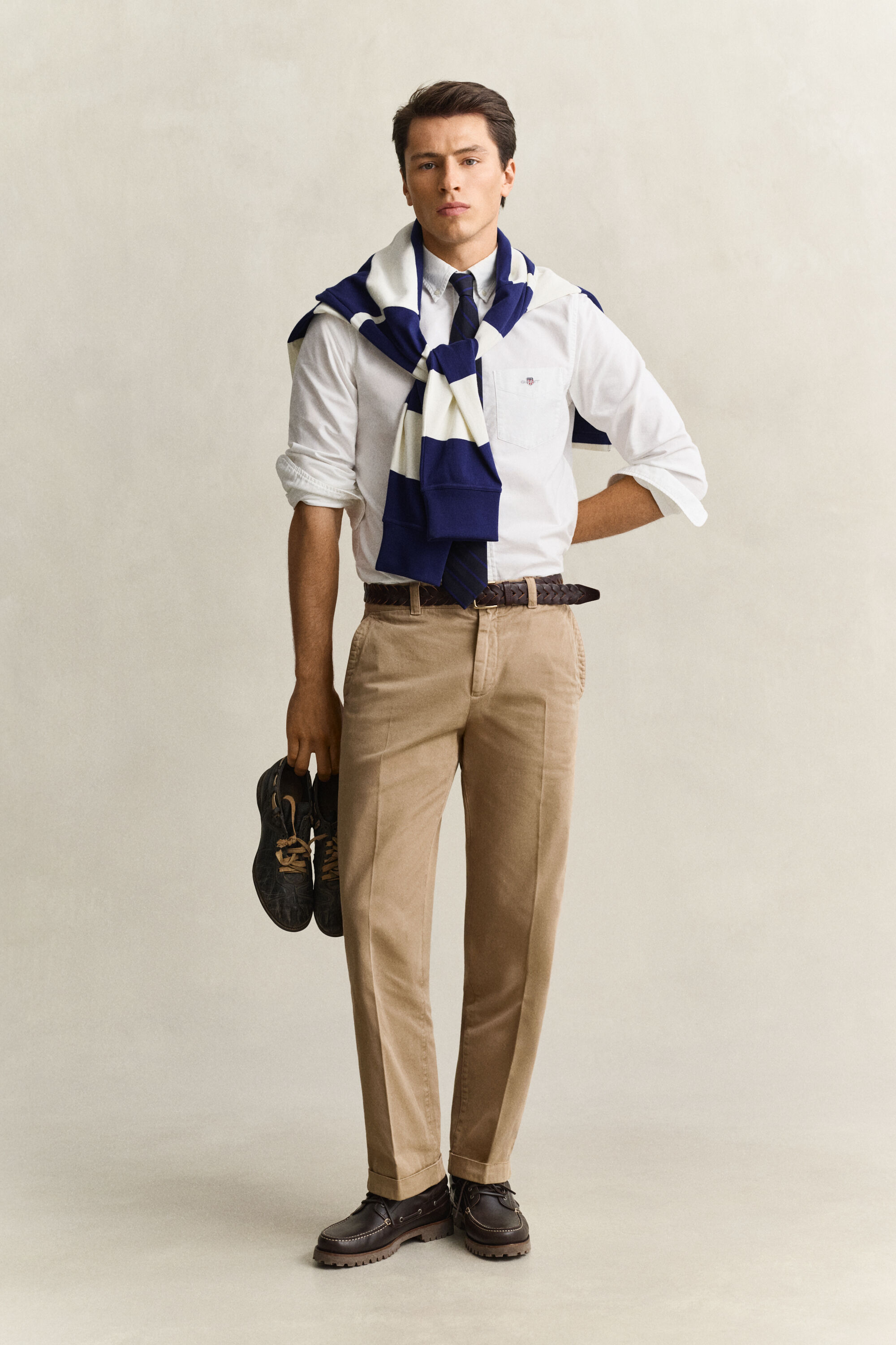 Gant x Yale Chinohose aus Baumwolltwill
