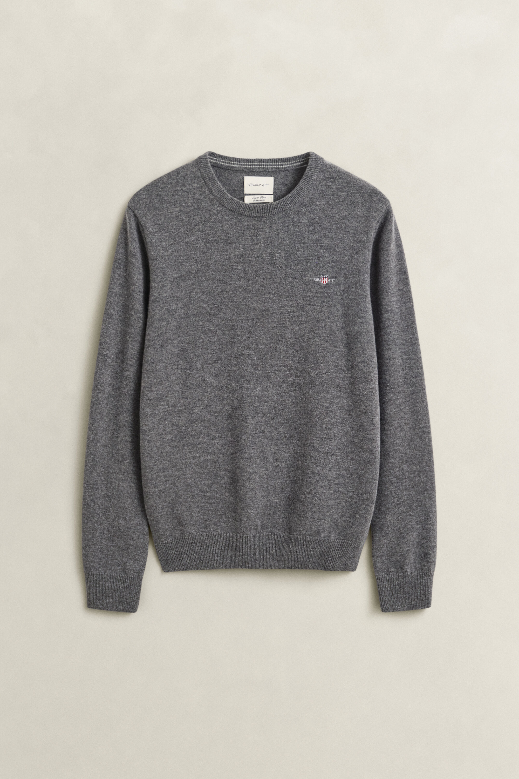 Rundhalspullover aus Lambswool