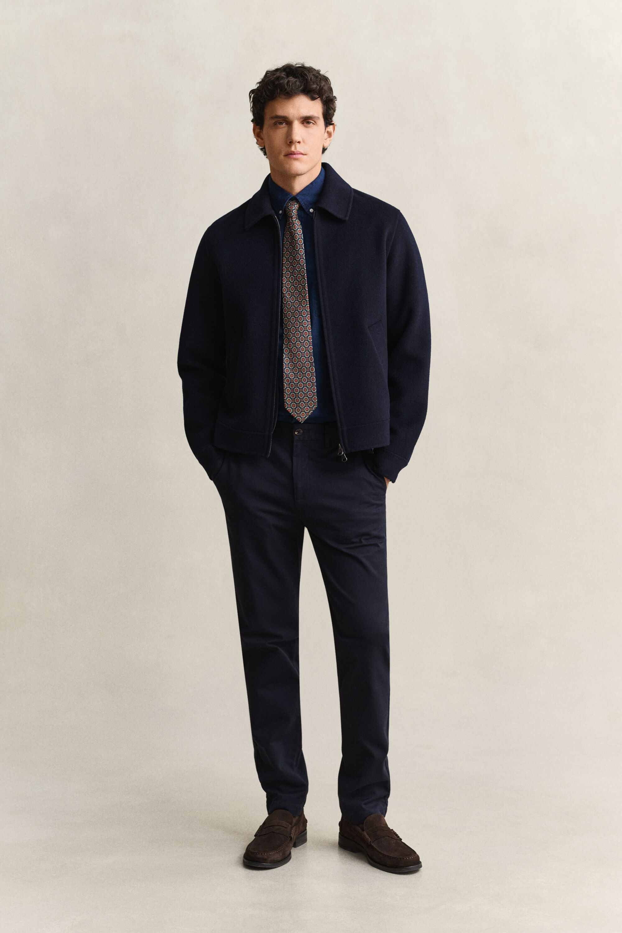 Elegante Slim Fit Chinohose