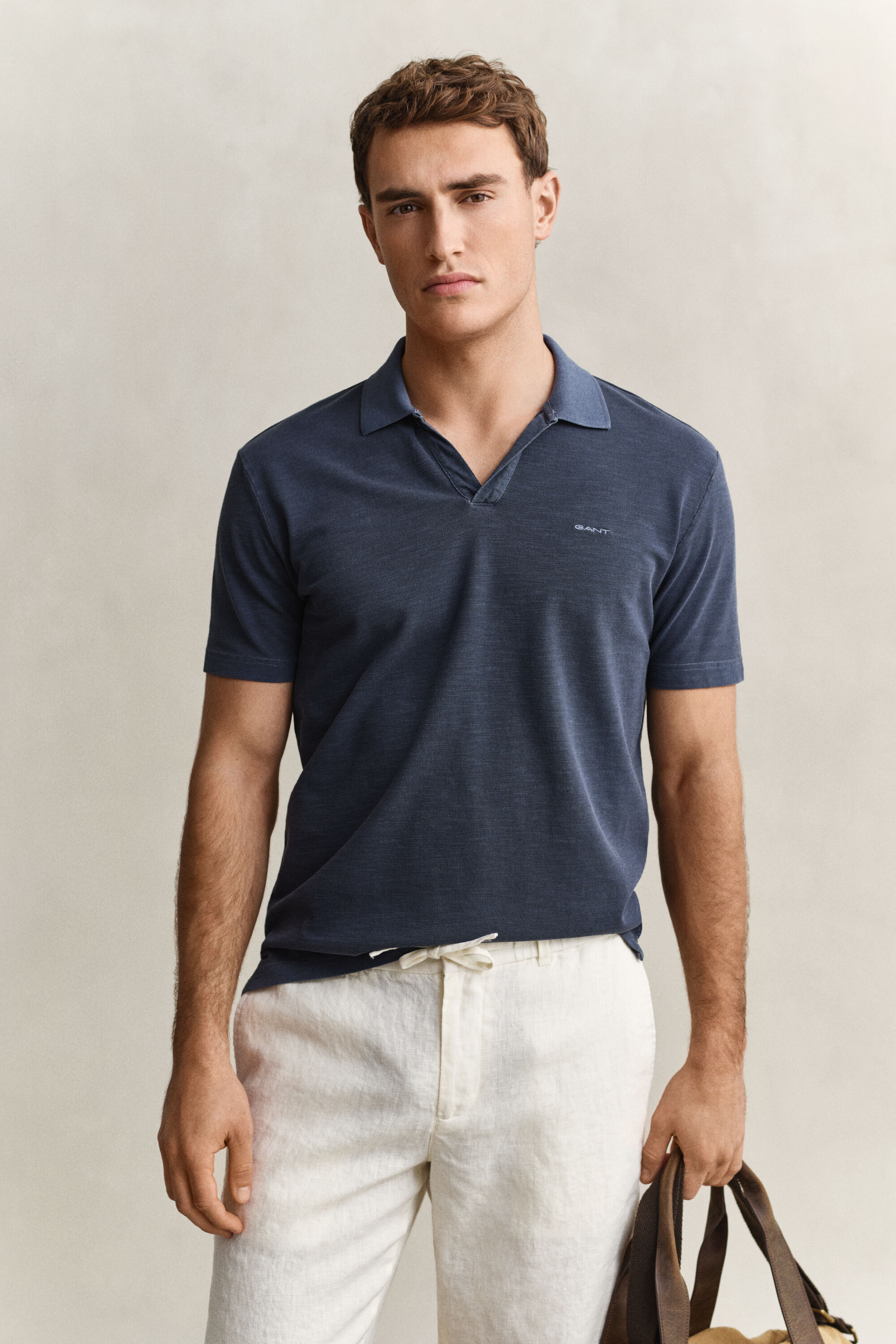 Gewaschenes Poloshirt