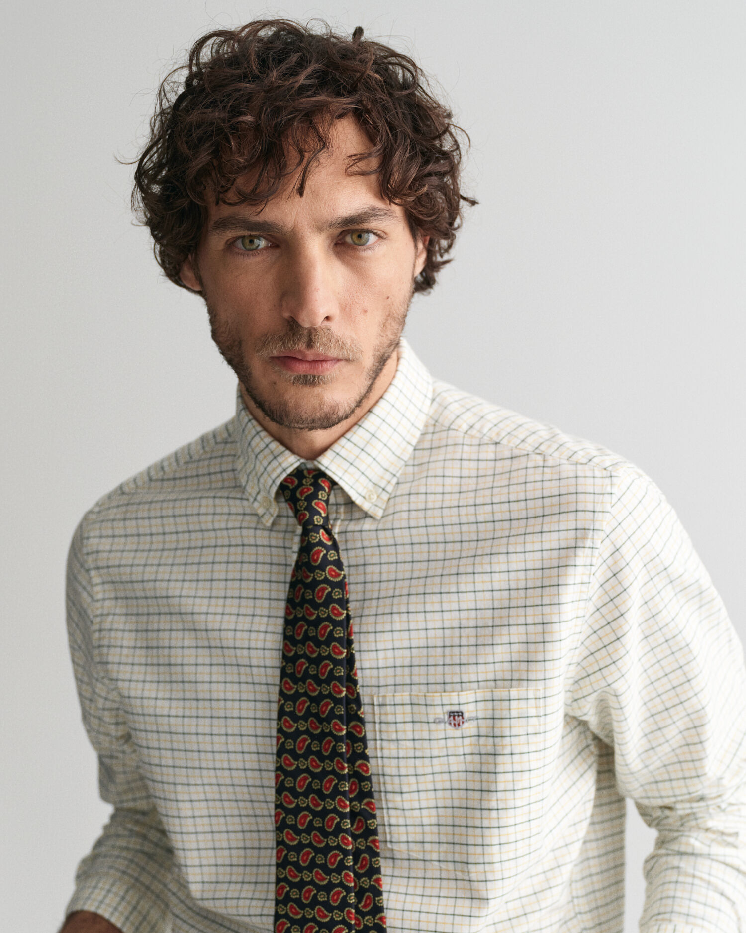 Regular Fit Tattersall Classic Oxford-Hemd