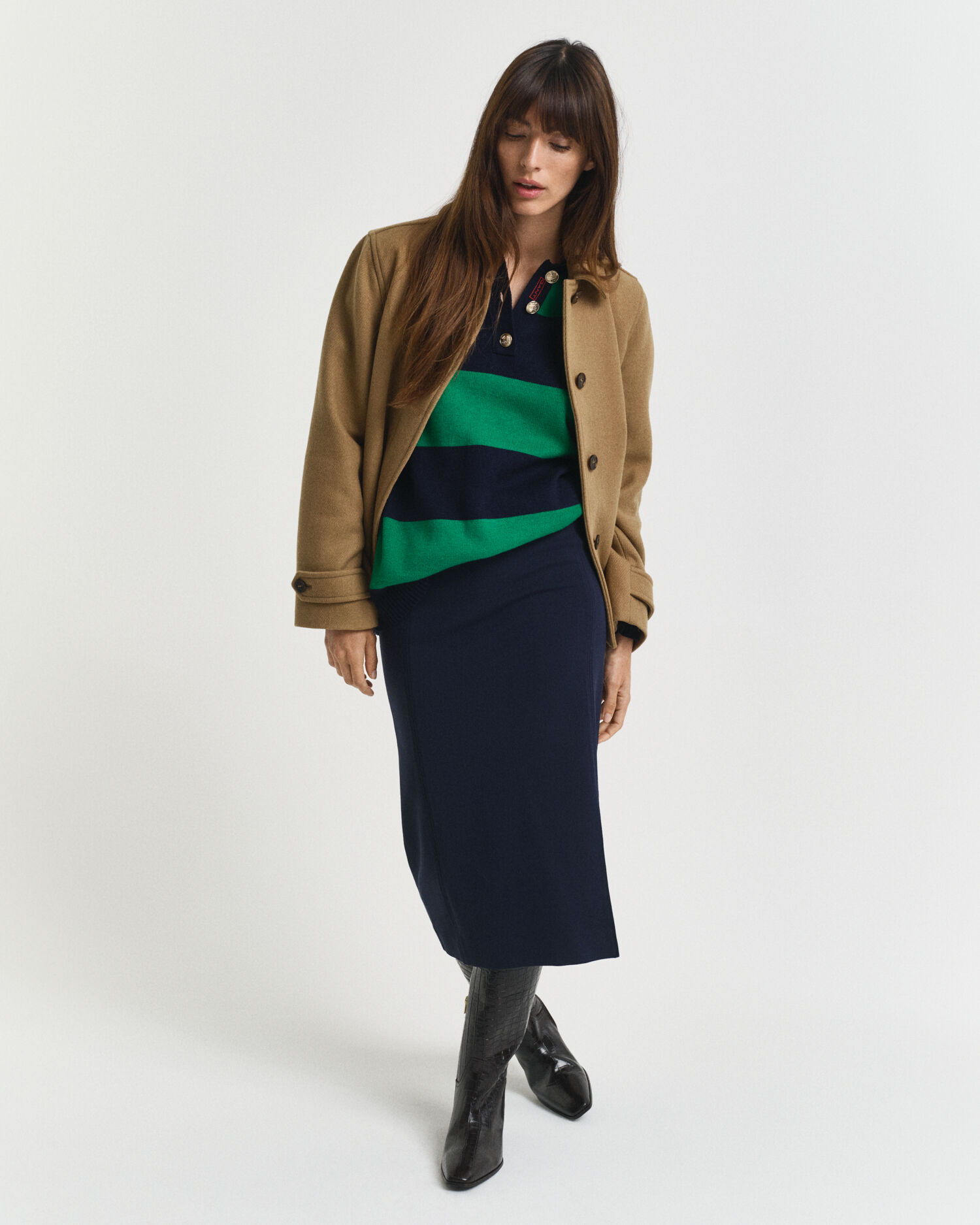 Bleistiftrock aus Jersey