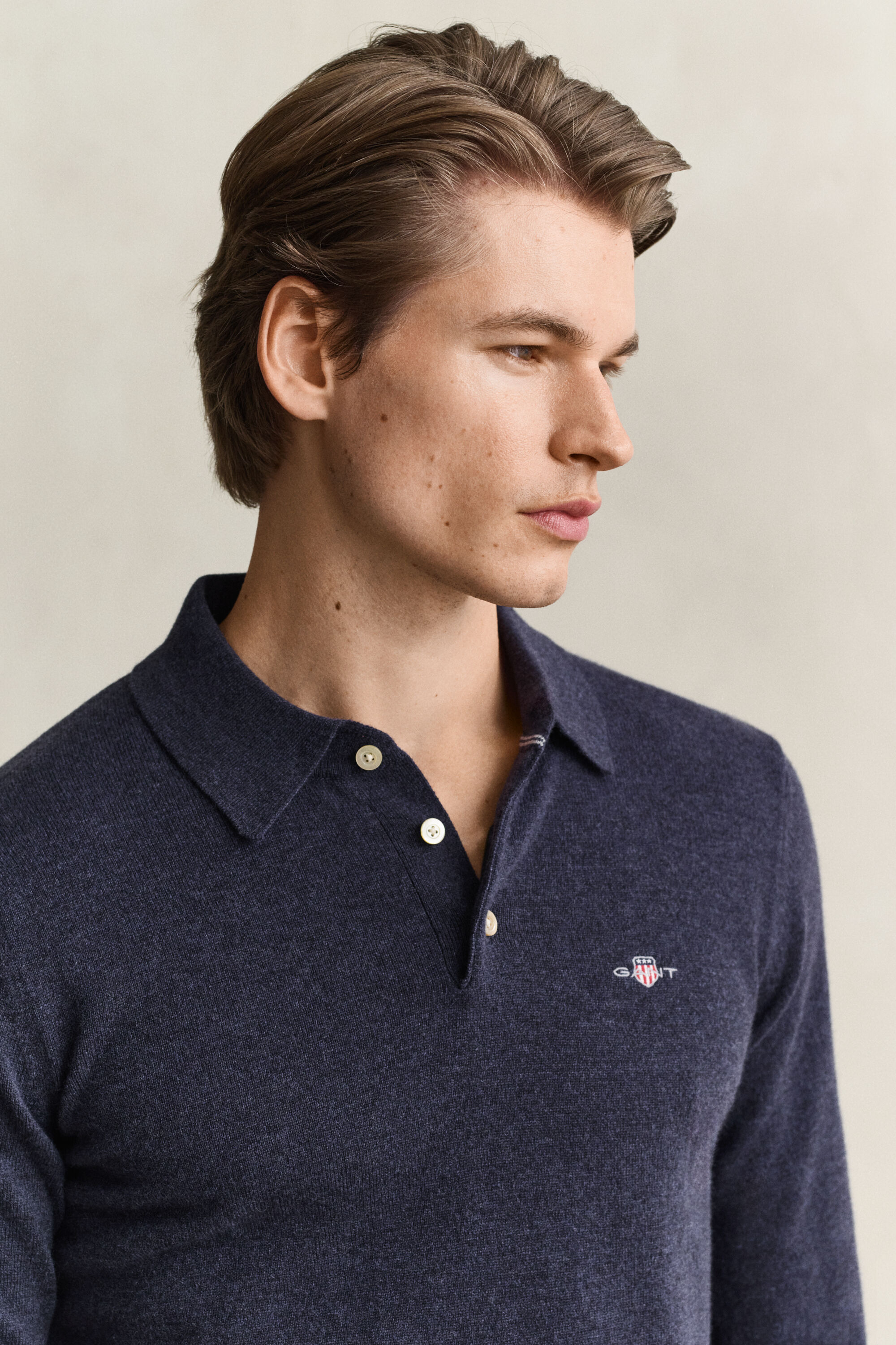 Superfine Lambswool Polopullover