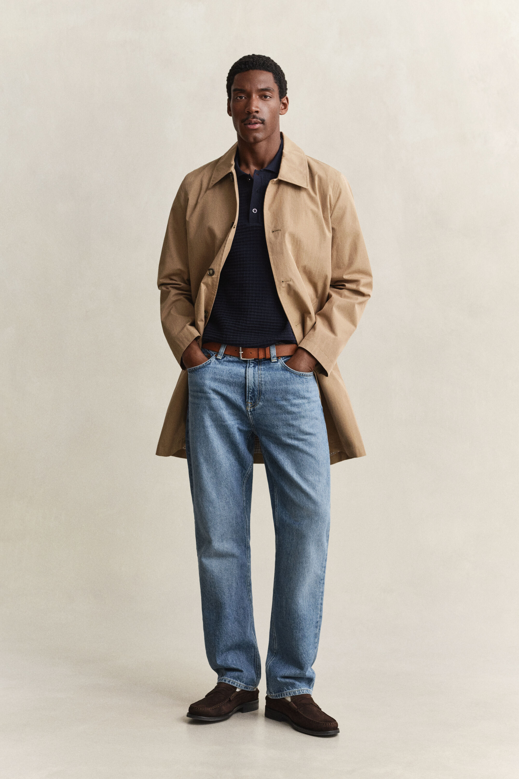 Strukturierter Polopullover