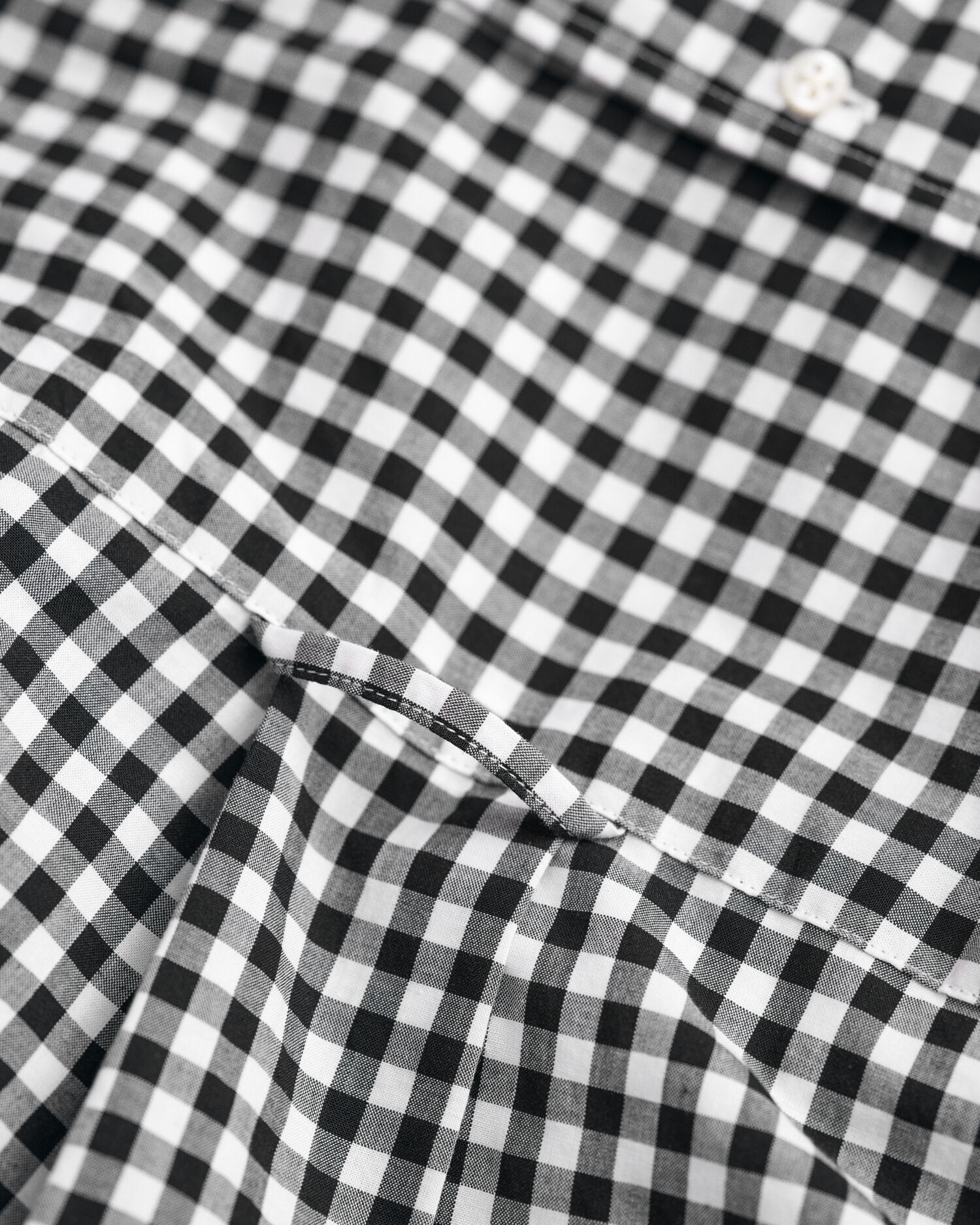 Regular Fit Classic Gingham Popeline Hemd