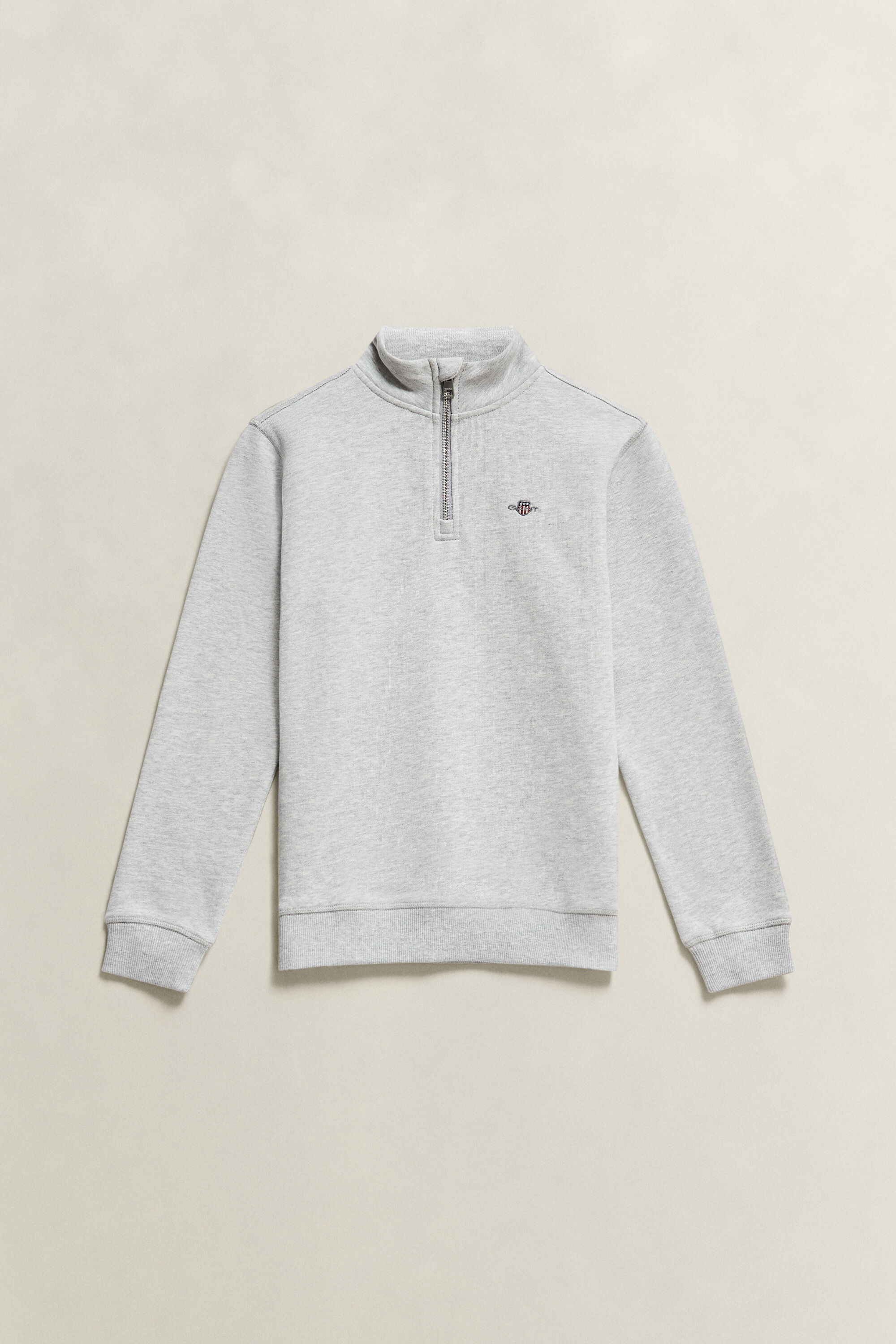 Teen Boys Shield Sweatshirt mit Reißverschlusskragen