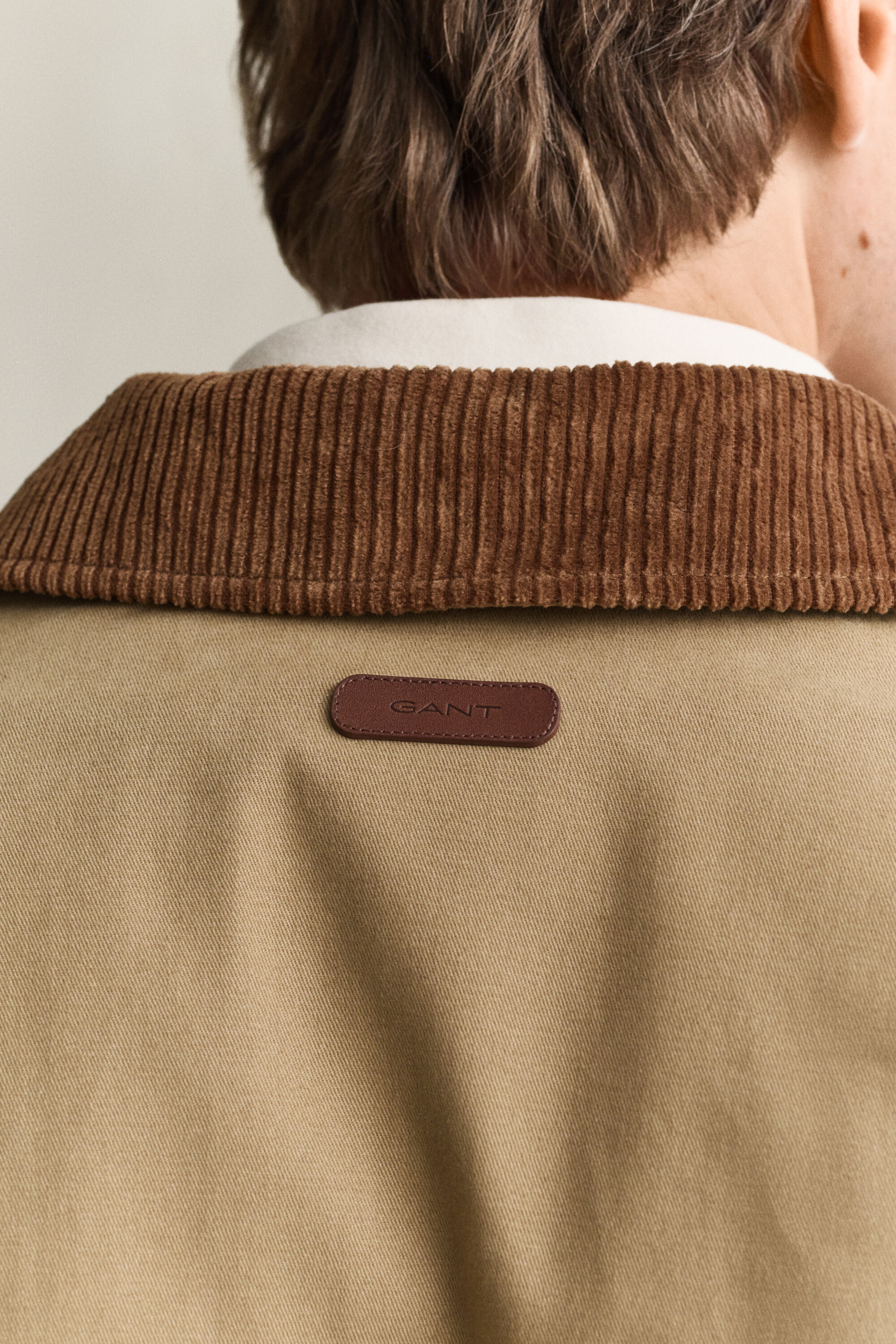 Harrington Jacke aus Moleskin