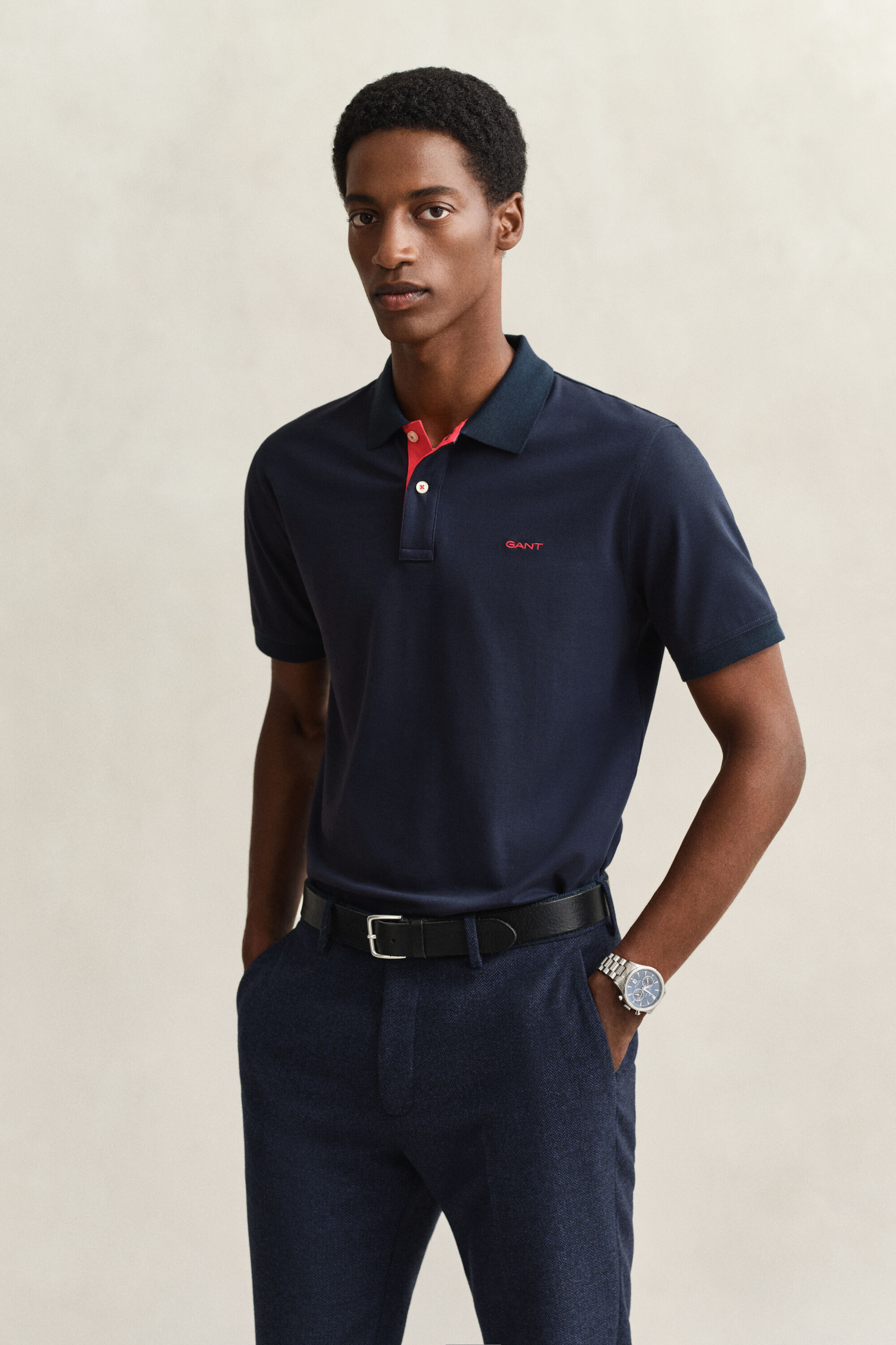 Kontrast Piqué Poloshirt