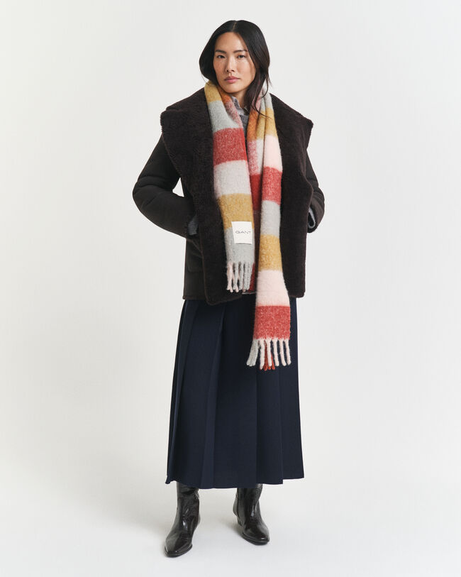 Karierter Schal aus Alpaka-Woll-Gemisch