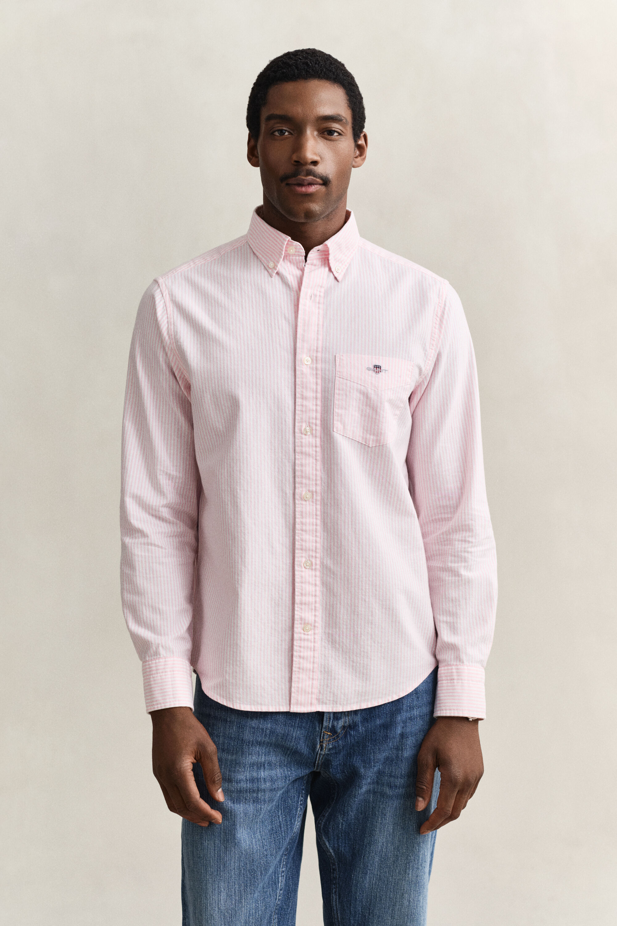 Banker Stripe Classic Oxford-Hemd