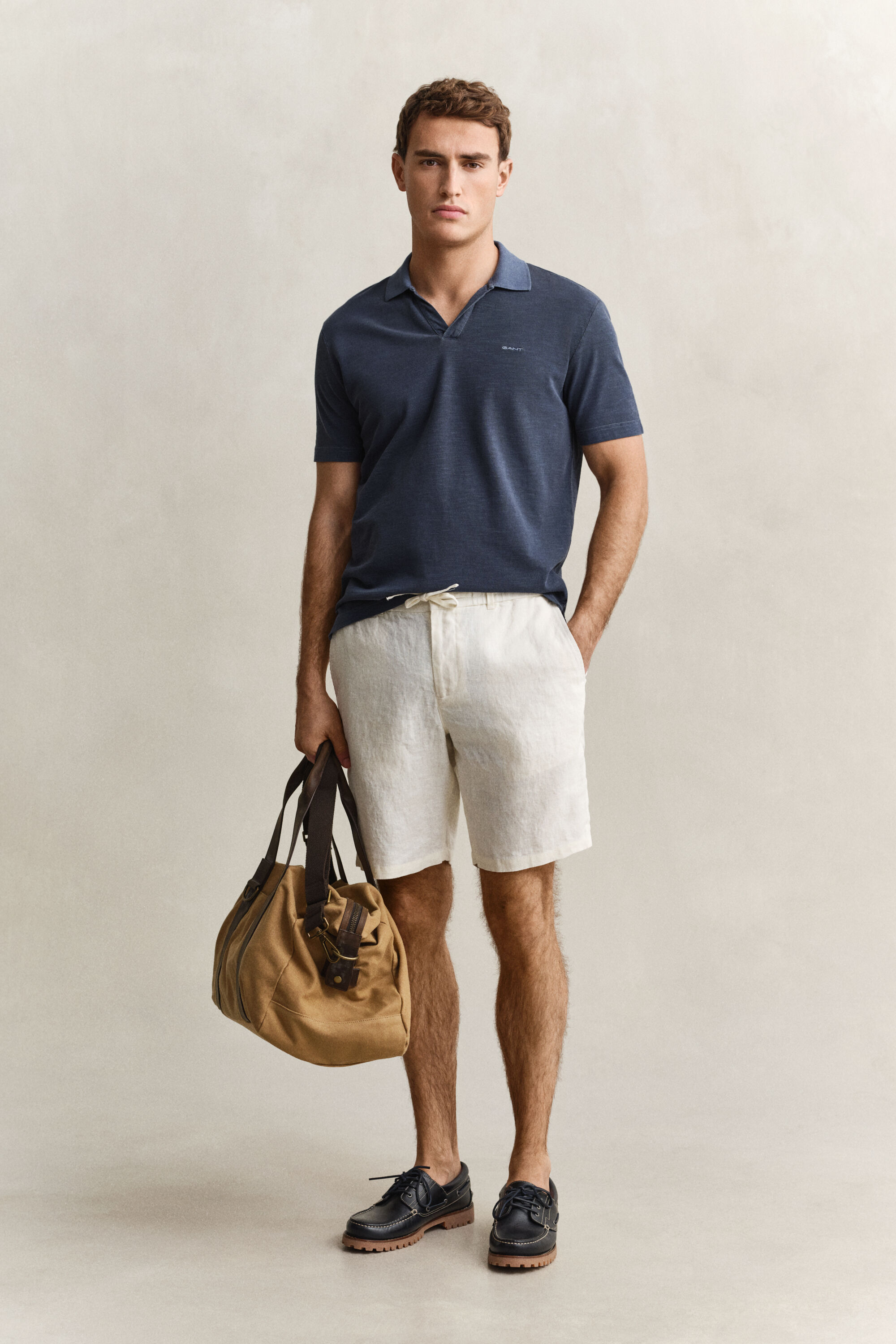 Gewaschenes Poloshirt