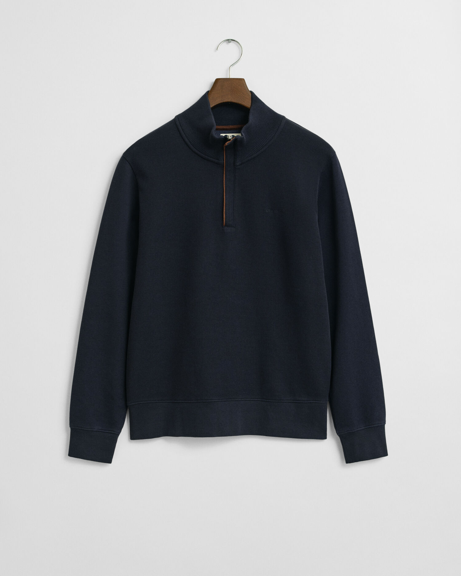 Sacker Rib Sweatshirt mit Reißverschlusskragen